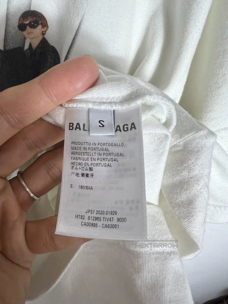 Balenciaga Balenciaga Portrait Short Sleeve Size US S / EU 44-46 / 1 - 4 Thumbnail
