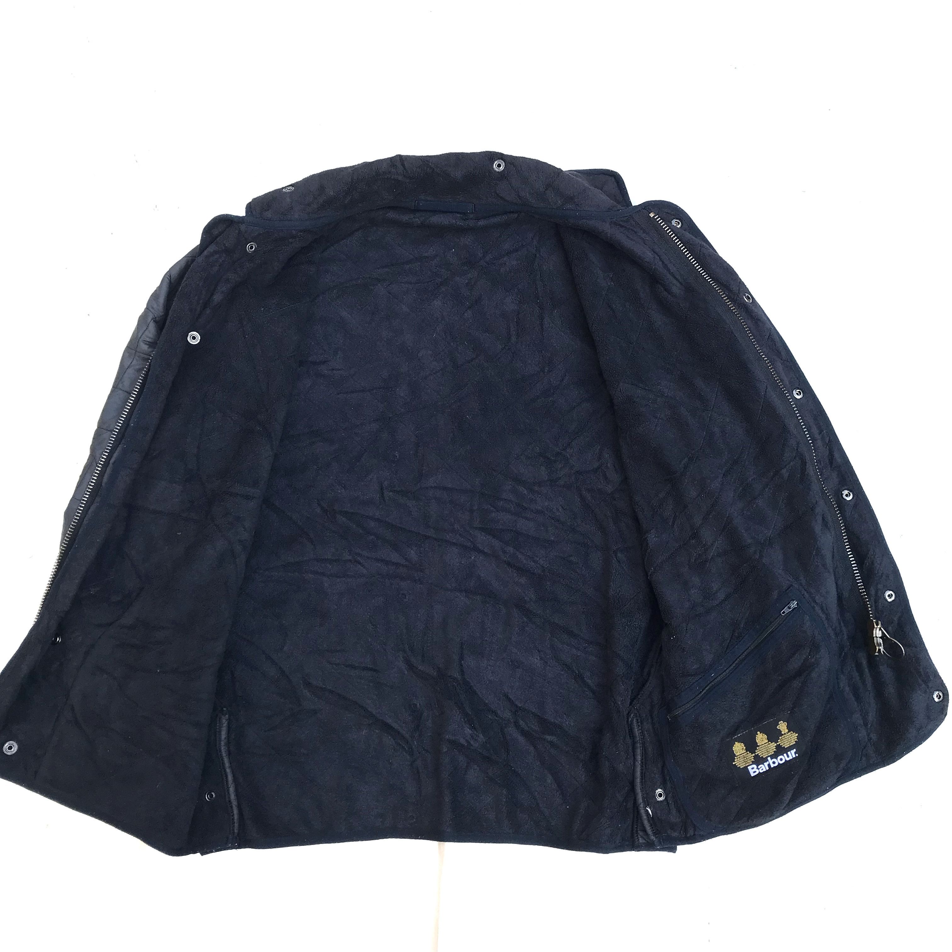 Barbour Barbour Black powell quilted jacket D311 polar Quilt Long Size US L / EU 52-54 / 3 - 2 Thumbnail