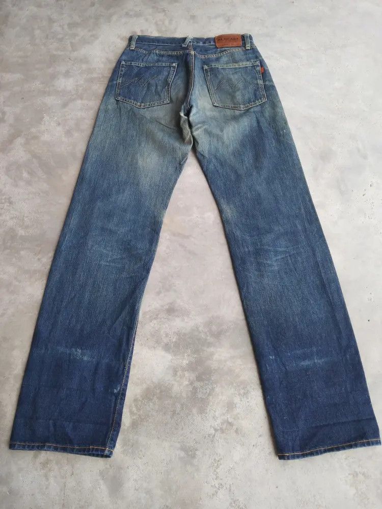 Japanese Brand Vintage GLHEART x BIG JOHN Selvedge Distressed Jeans Size US 29 - 2 Thumbnail