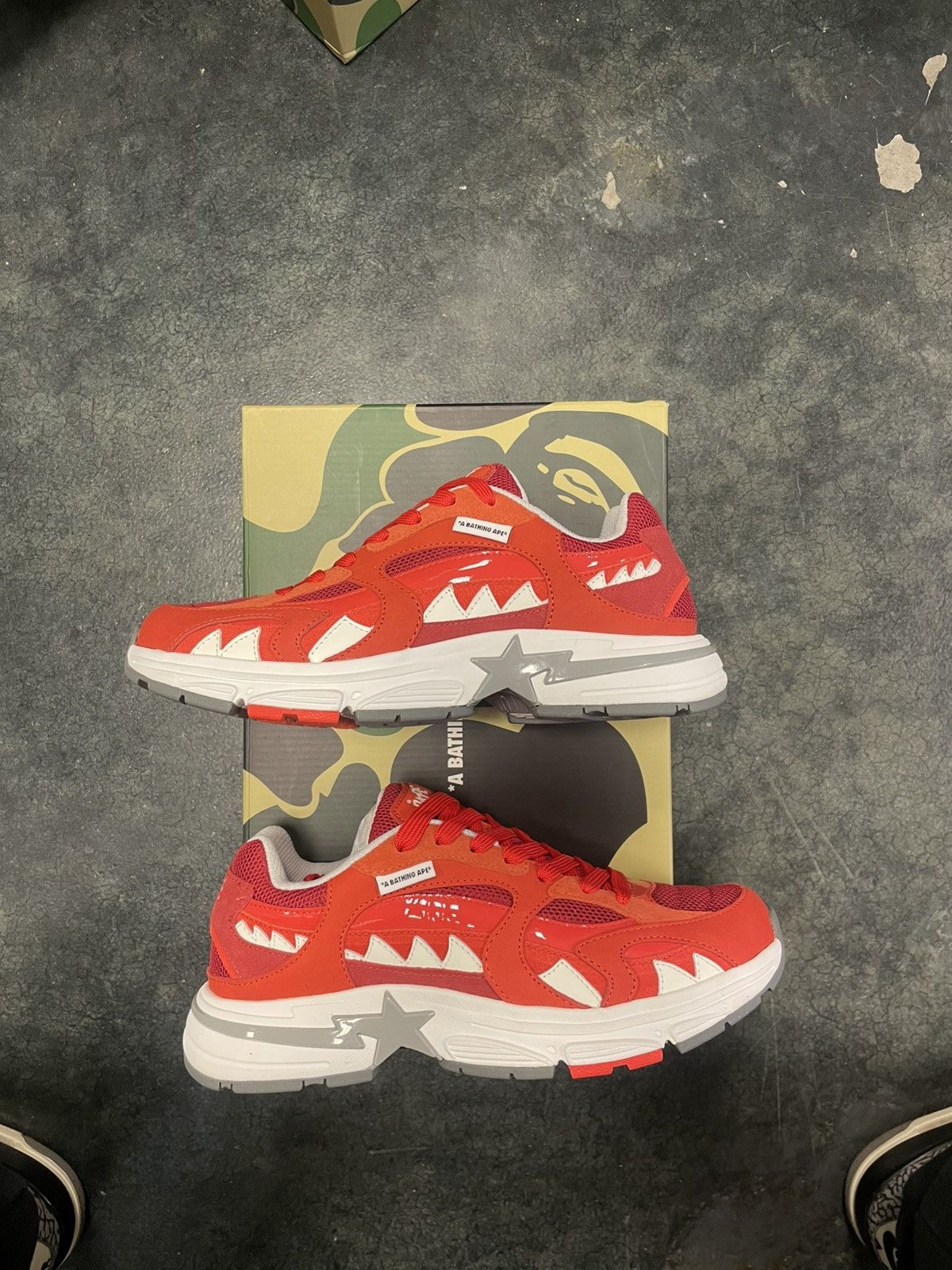 Bape Bape Shark Sta Size US 9 / EU 42 - 2 Thumbnail
