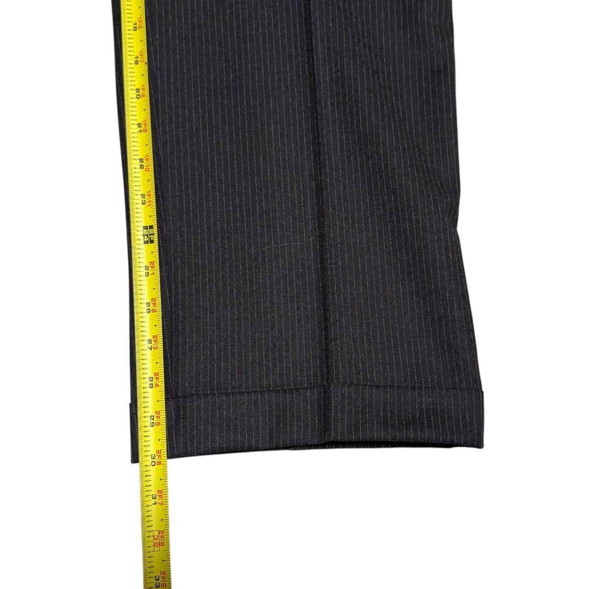 Trussini Trussini Pinstripe Suit Italy 46 Jacket 36x30 Pants Wool Size 46R - 20 Thumbnail