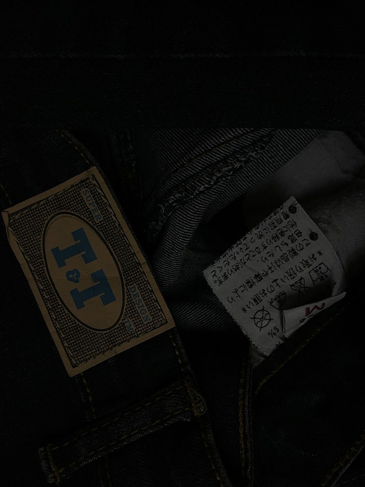 Tornado Mart VINTAGE RARE DESIGNER JAPAN T&T LACE UP FLARED DENIM 90S Size US 27 - 13 Thumbnail