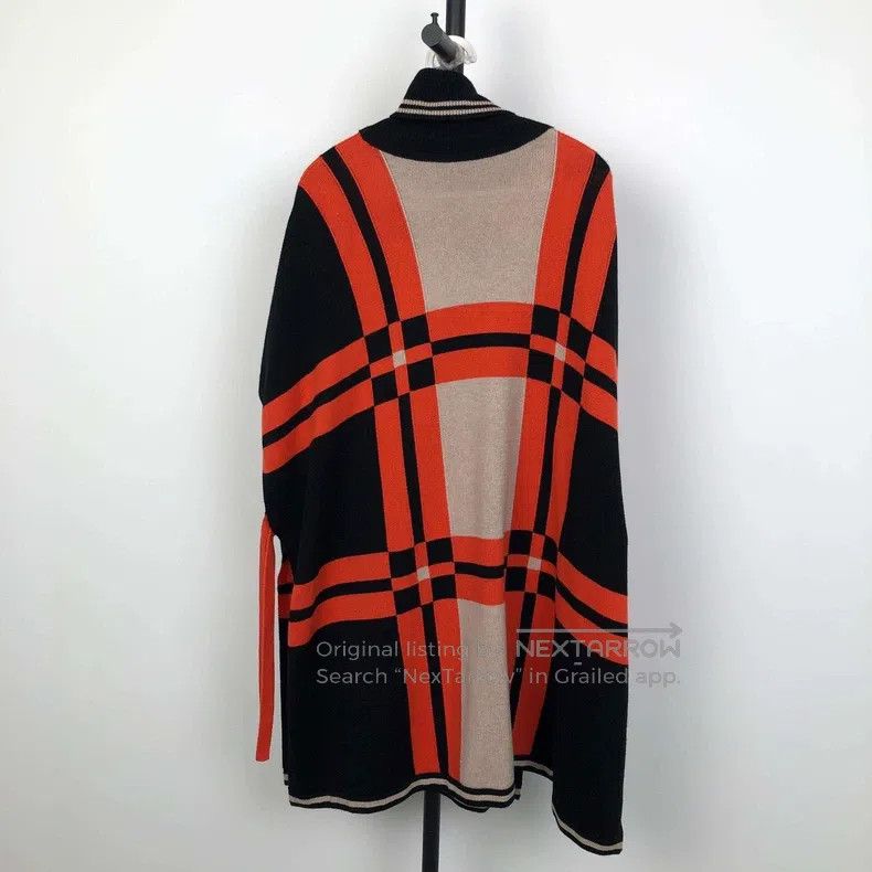 Hermes Hermes Women's Cashmere Knit Sweater in Black, Orange, and Size XS / US 0-2 / IT 36-38 - 2 Thumbnail