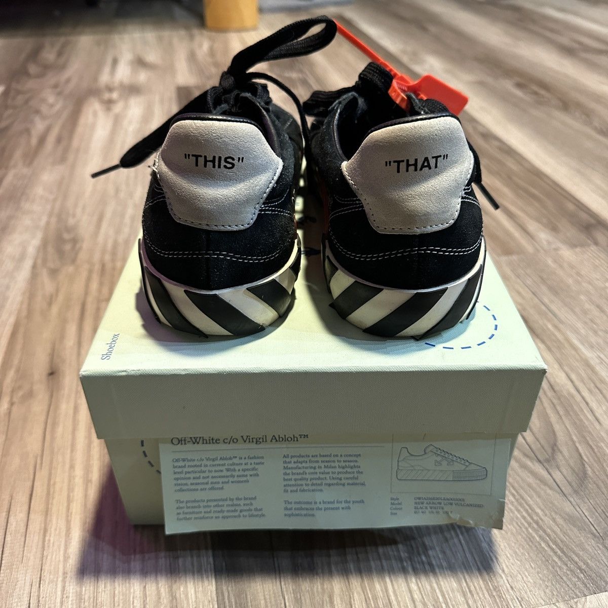 Off-White Off-White Arrow Low Vulcanized “This” and “That” Size US 10 / IT 40 - 3 Thumbnail
