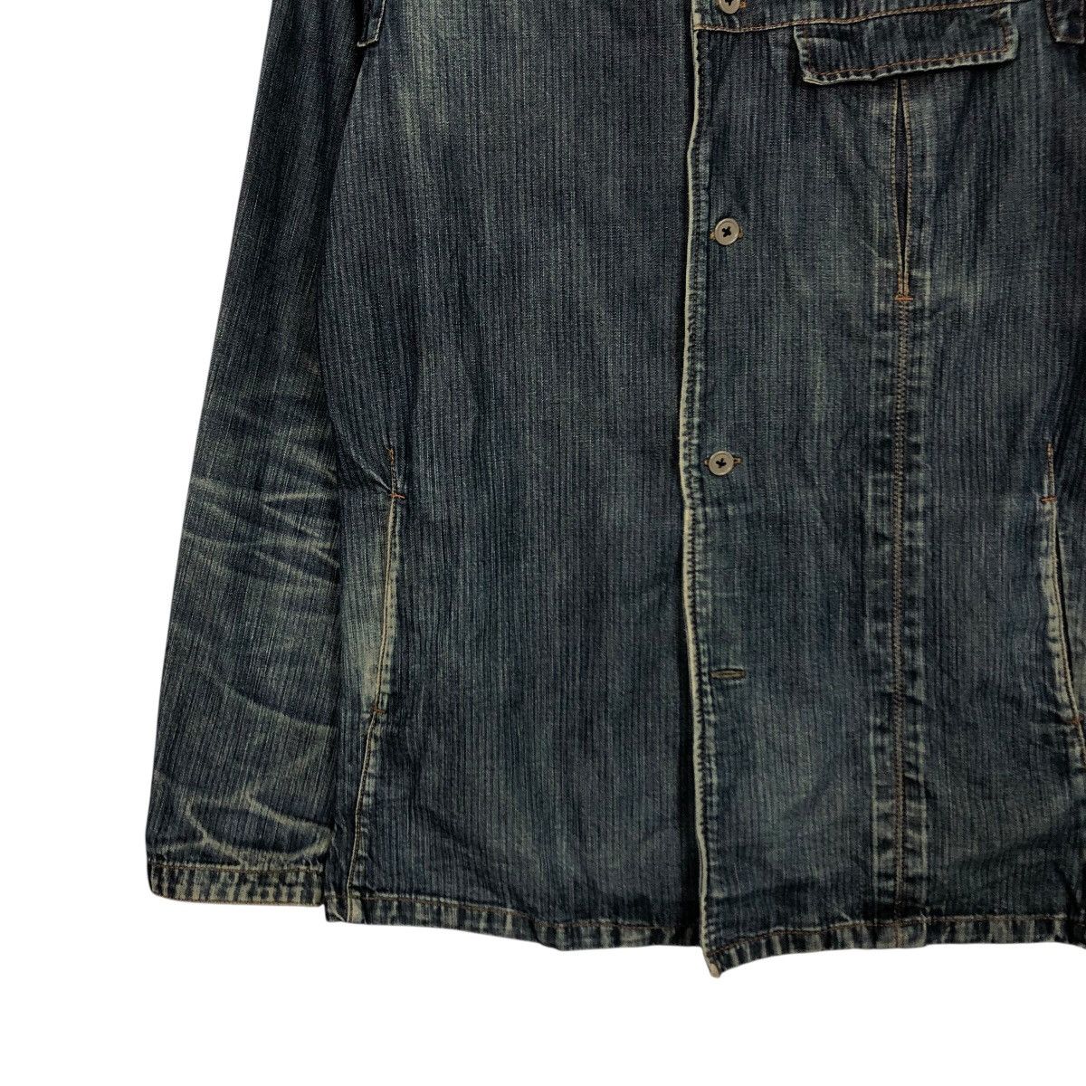 Japanese Brand 📌Vintage Chore Work Denim Jacket IXI:Z Japan Issey Miyake Size US M / EU 48-50 / 2 - 5 Thumbnail
