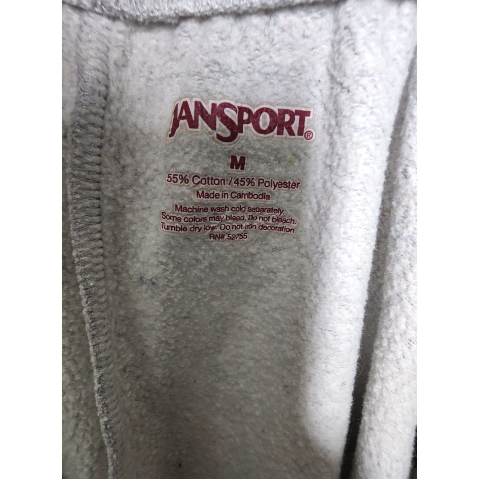 Jansport Vermont Catamounts Sweatpants Jansport Mens M UVM Sweatpants Gray 90s Logo Sports State Pockets Elastic Waist Gym & Training Men Size US 31 - 4 Thumbnail