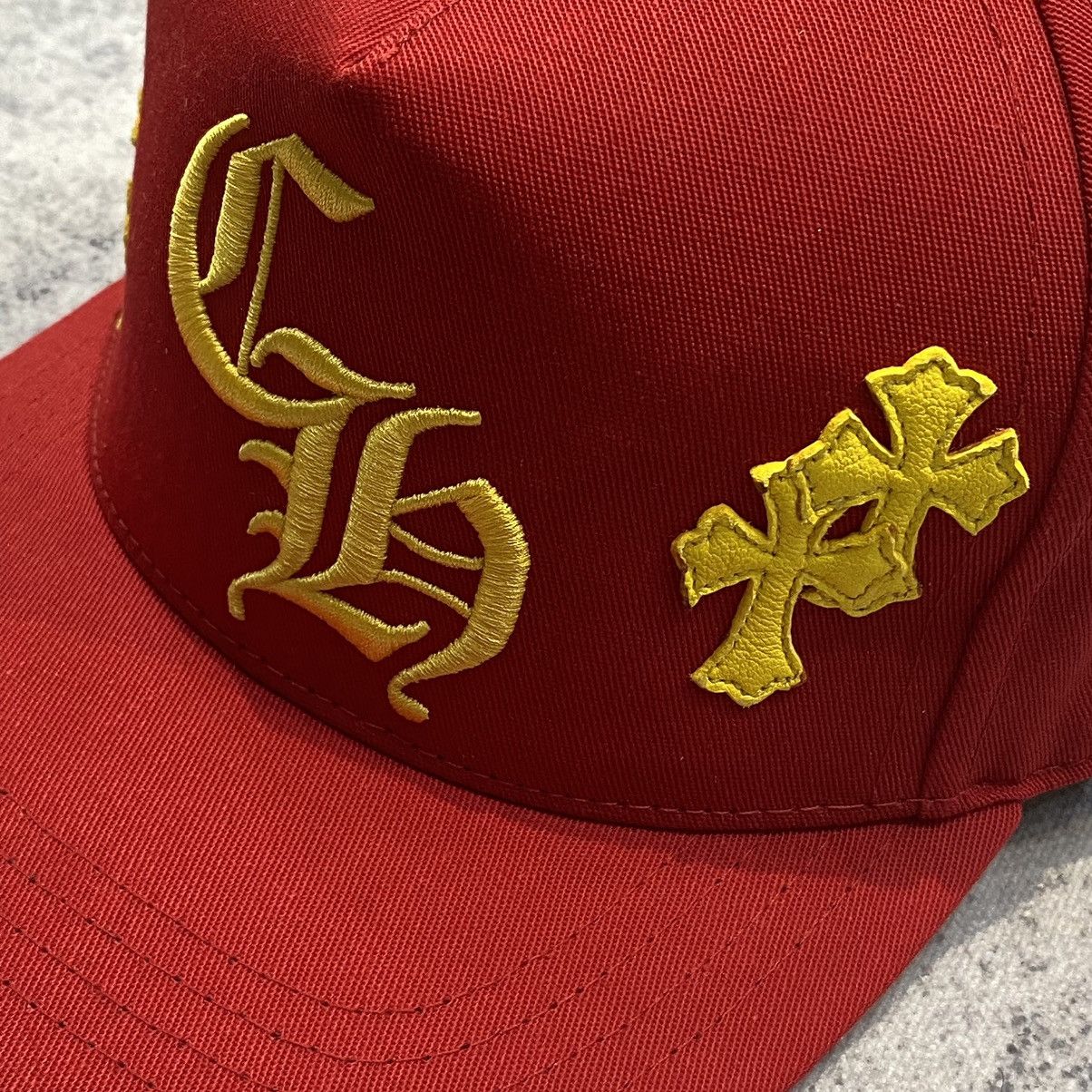 Chrome Hearts CHROME HEARTS Baseball Cap Cotton x Polyester RED Size ONE SIZE - 2 Thumbnail