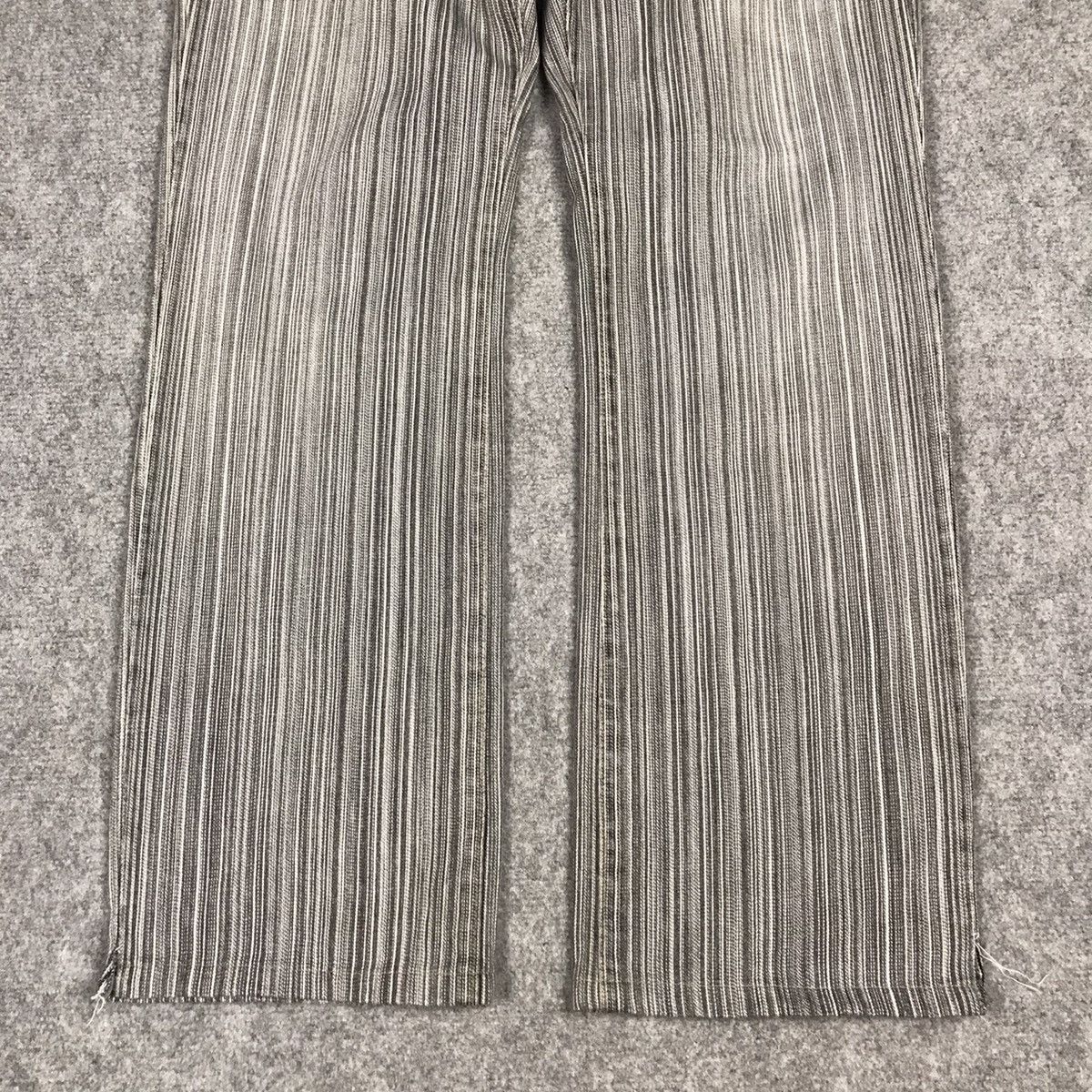 14th Addiction × If Six Was Nine × Japanese Brand BLUE WAY STRIPED STYLE JAPAN BAGGY DENIM PANTS Size US 30 / EU 46 - 2 Thumbnail