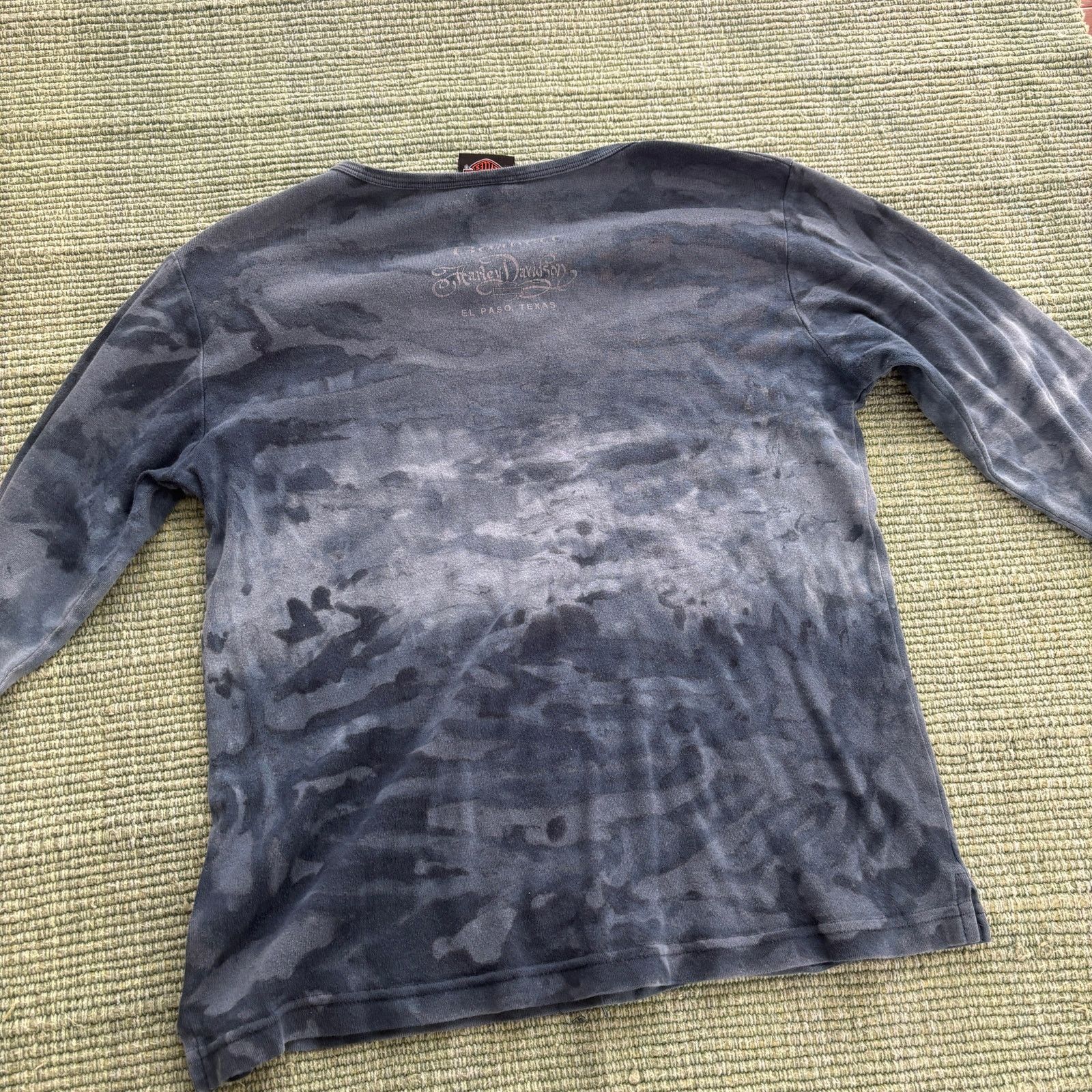 Harley Davidson Vintage Y2K smoke gray harley davidson womens baby tee Size S / US 4 / IT 40 - 6 Thumbnail