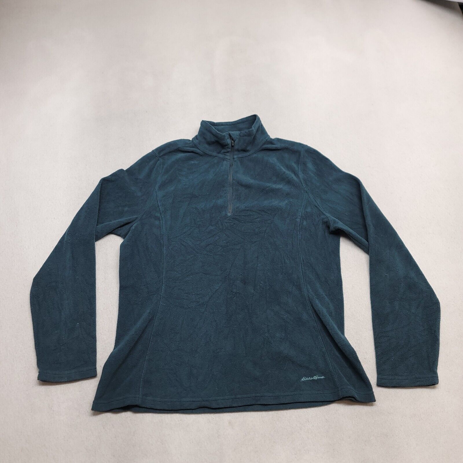 Eddie Bauer Eddie Bauer 1/4 Zip Up Pullover Jacket Womens Size L Blue Size L / US 10 / IT 46 - 2 Thumbnail