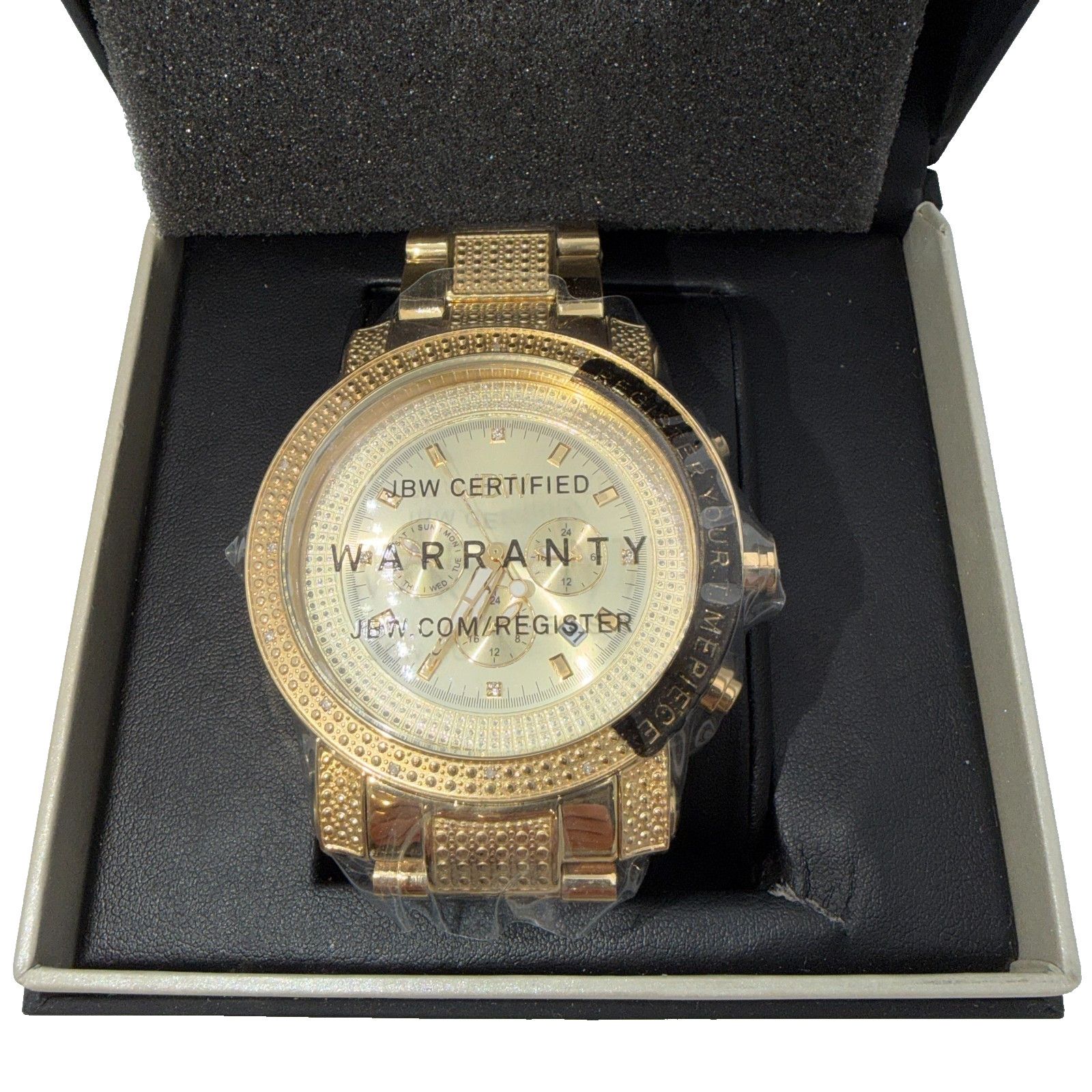 JBW JBW Victor Watch Men 16 Diamond Quartz Chronograph JB-8102-F Size ONE SIZE - 1 Thumbnail