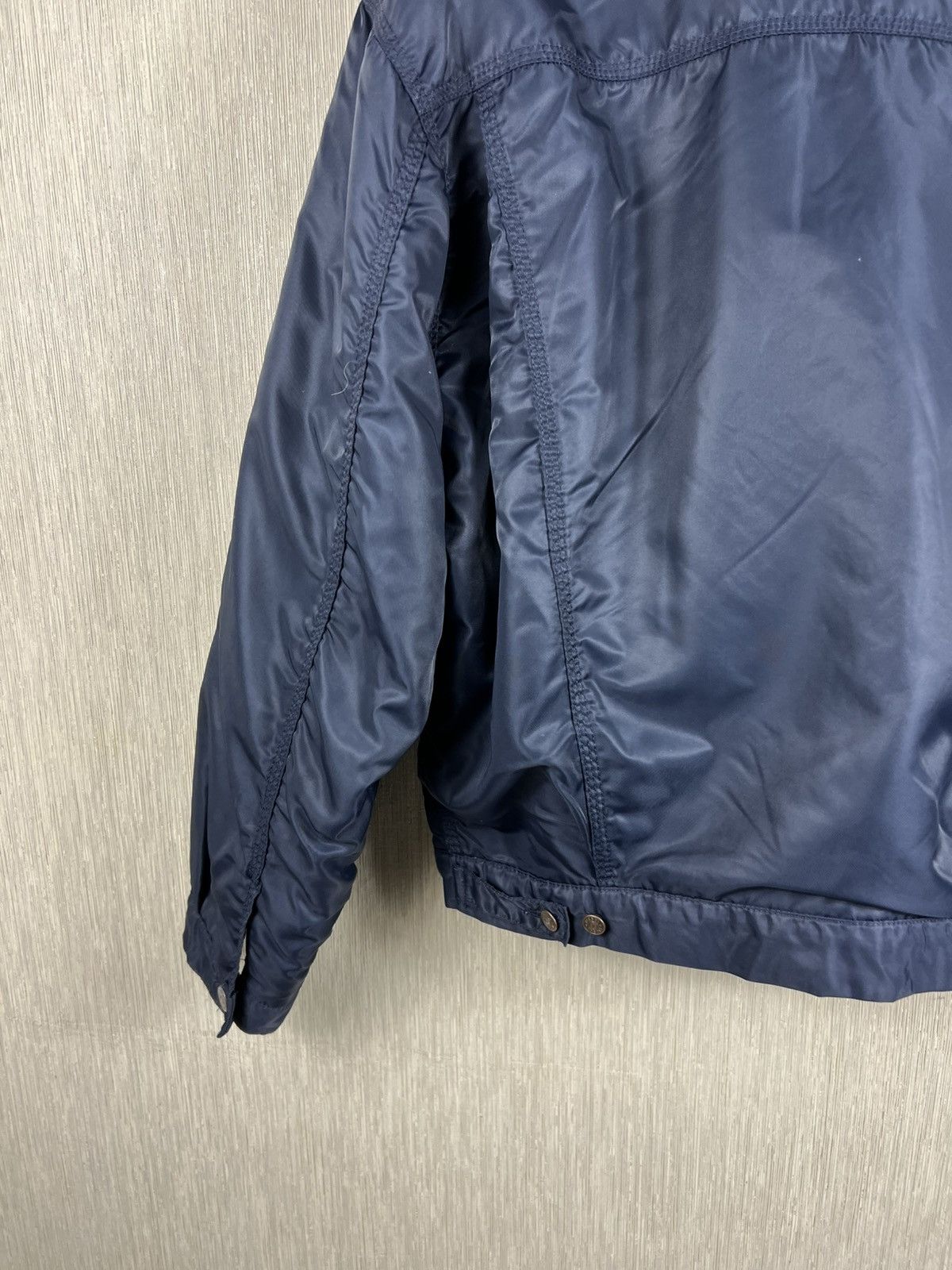 Diesel Vintage 90s Diesel denver navy cropped nylon jacket italy Size US L / EU 52-54 / 3 - 19 Thumbnail