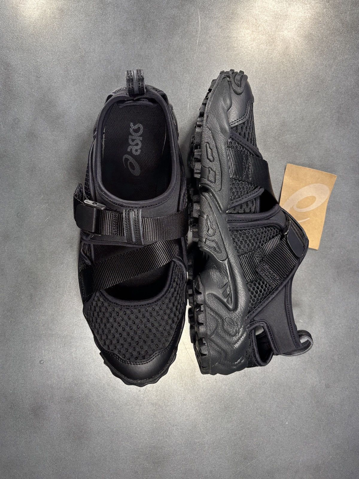 Asics Asics Gel Filimy Mesh Slip On Mary Jane Strap Sandal Loafers Size US 10.5 / EU 43-44 - 18 Thumbnail