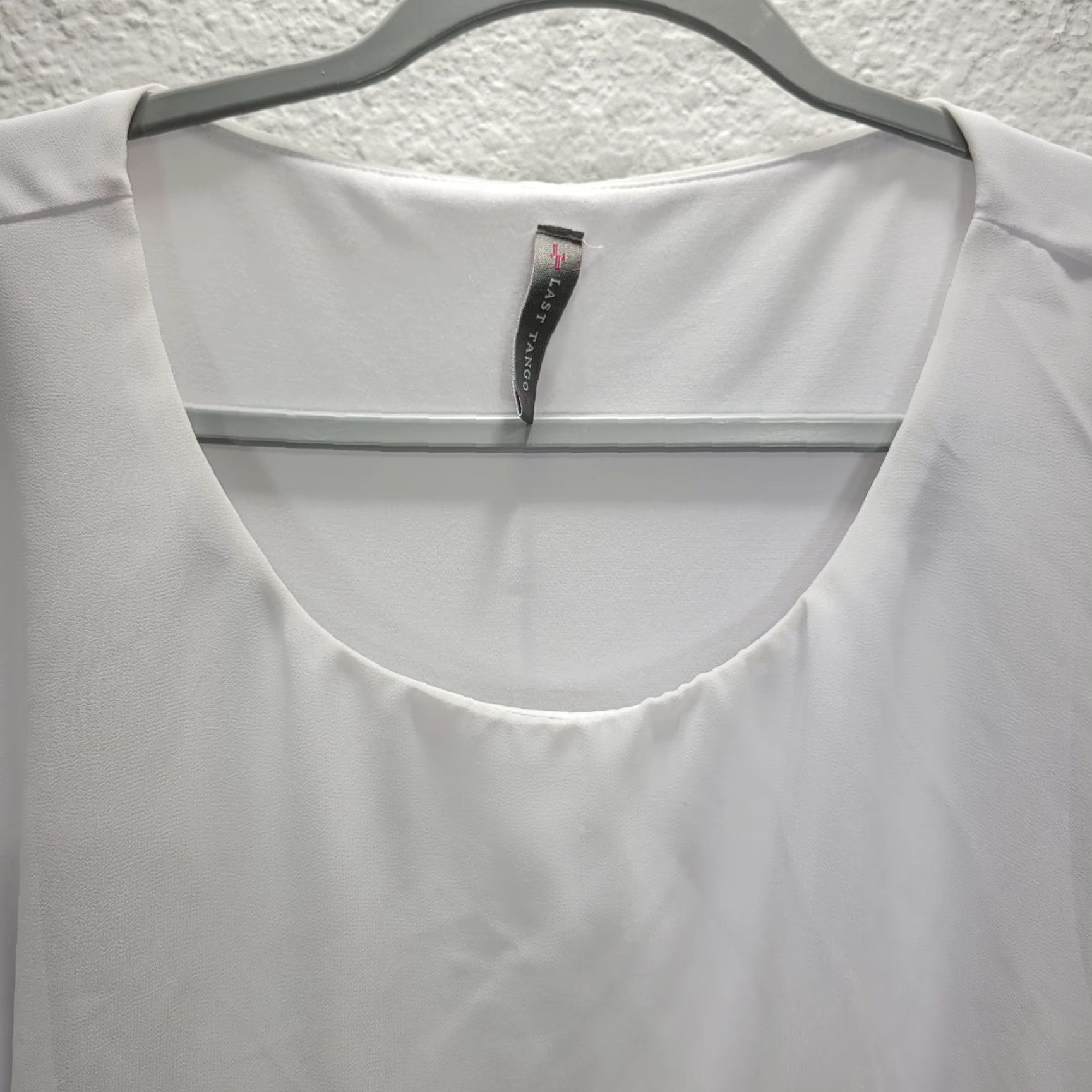 Vintage Last Tango White Sheer Chiffon Bat Wing Blouse Shirt Womens Size S Size S / US 4 / IT 40 - 4 Thumbnail