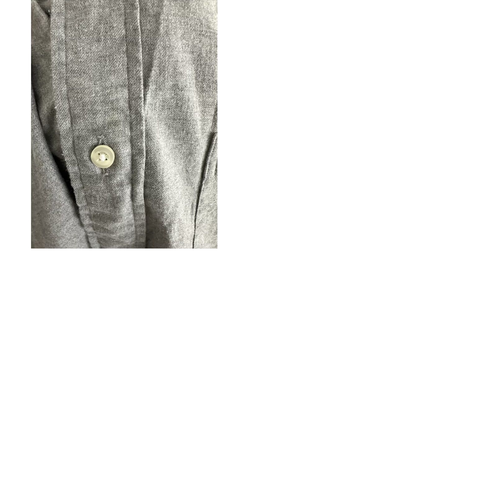 Vintage VINTAGE UNIONMADE Men’s Gray Pinpoint Oxford Long Sleeve Shirt 100% Cotton Sz L USA Made Size US L / EU 52-54 / 3 - 9 Thumbnail