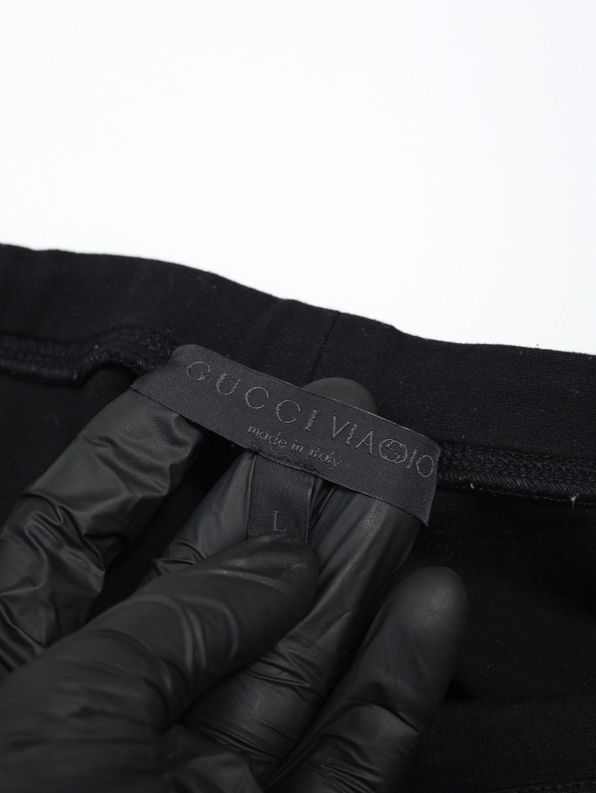 Gucci Gucci Viagio Sport Pants Zip Viscose Nylon Elastane Black Size 30" / US 8 / IT 44 - 8 Thumbnail