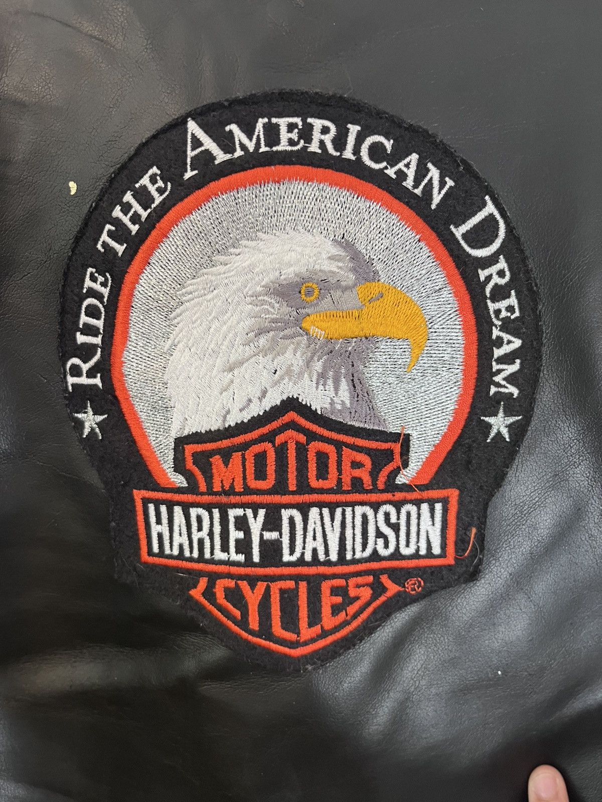 Harley Davidson L Black leather Harley Davidson biker jacket Size US L / EU 52-54 / 3 - 3 Thumbnail