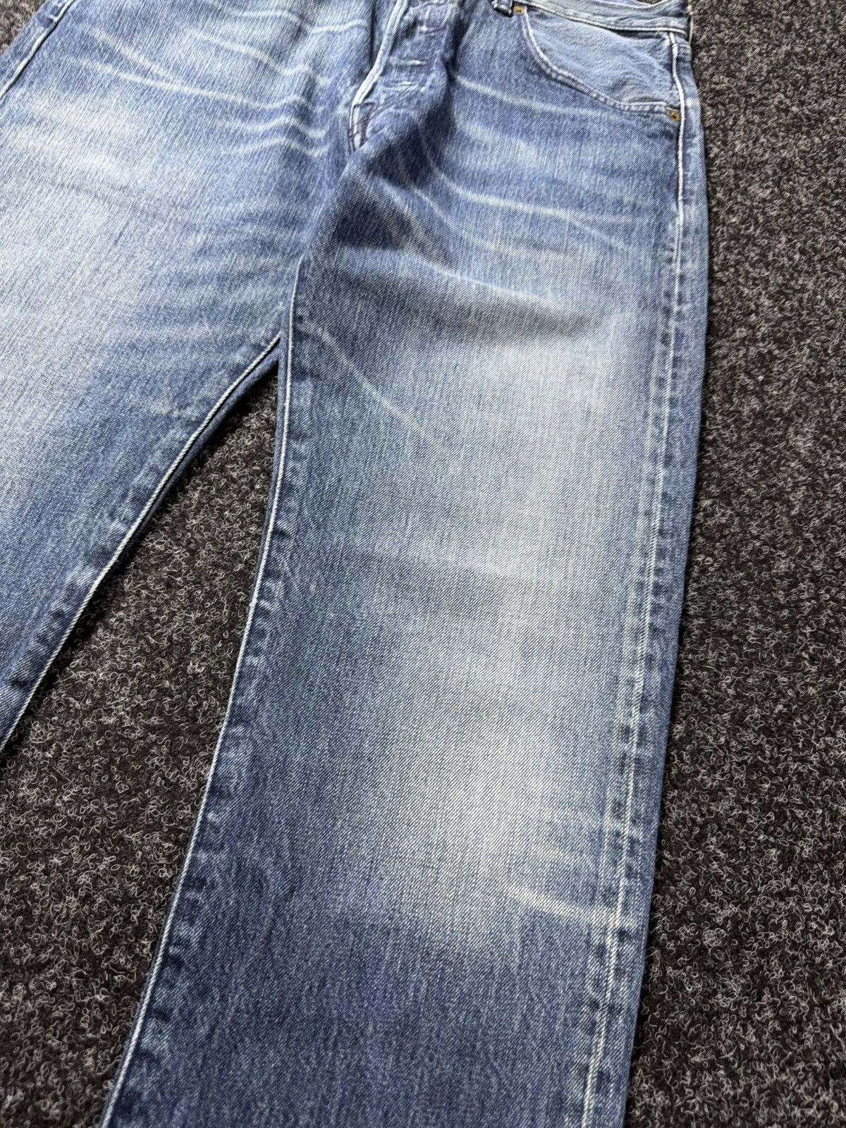 Levi's Levi’s 501 Straight Fit Western USA Cowboy Vibe Denim Jeans Size US 30 / EU 46 - 6 Thumbnail
