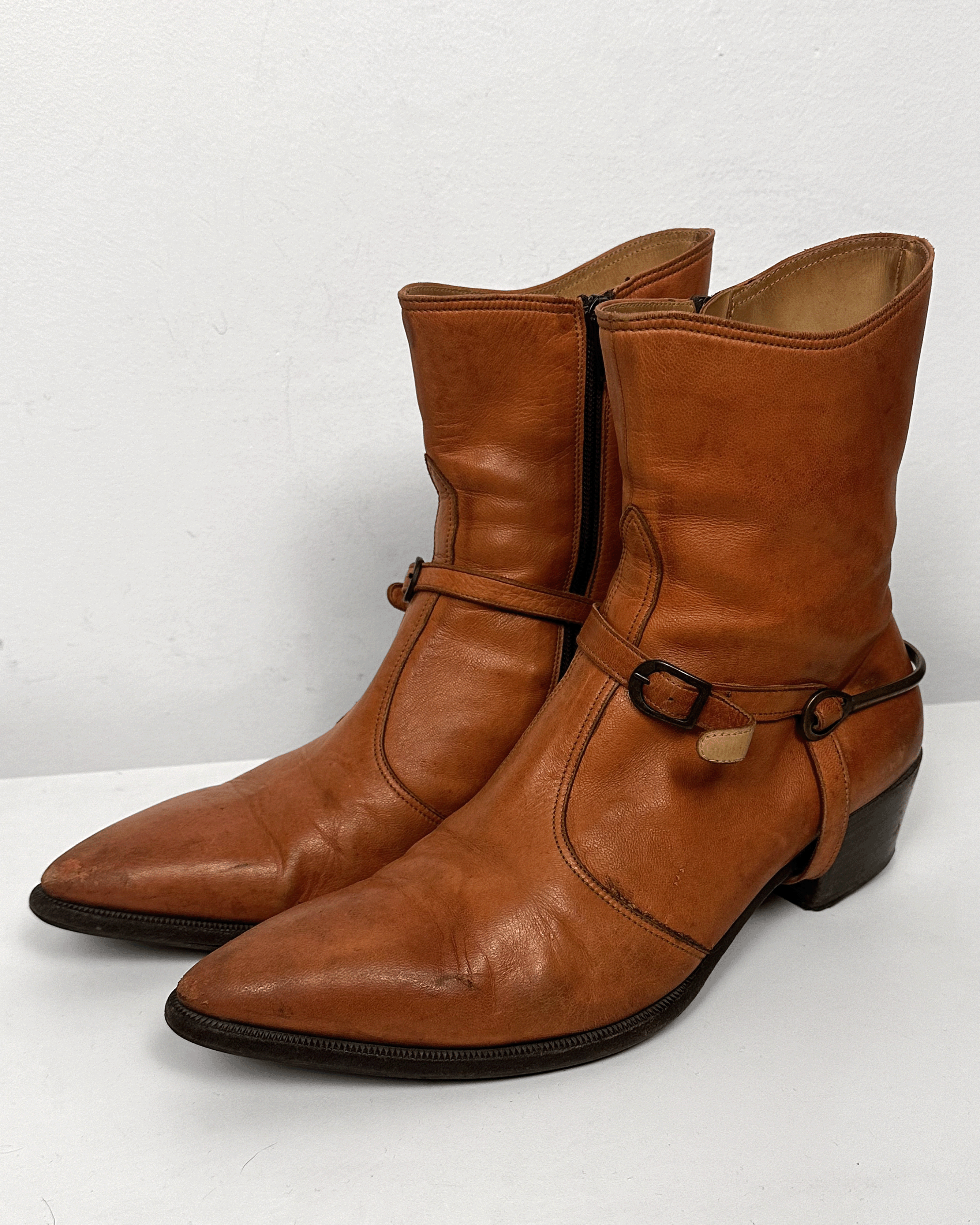 Maison Margiela Maison Margiela Red Cowboy Harness Boots Size US 7.5 / EU 40-41 - 6 Thumbnail