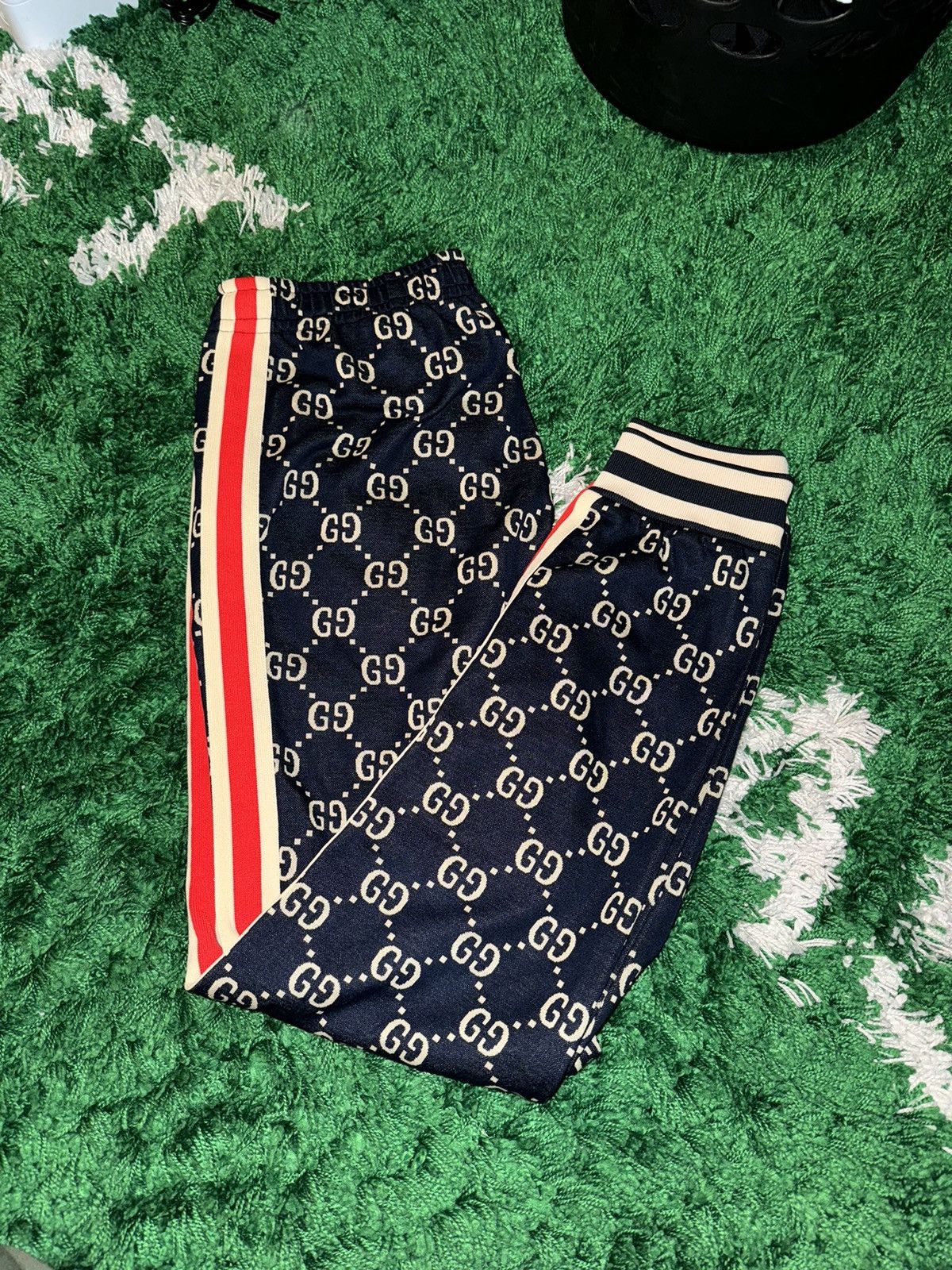 Louis Vuitton GG JACQUARD JOGGERS Grailed