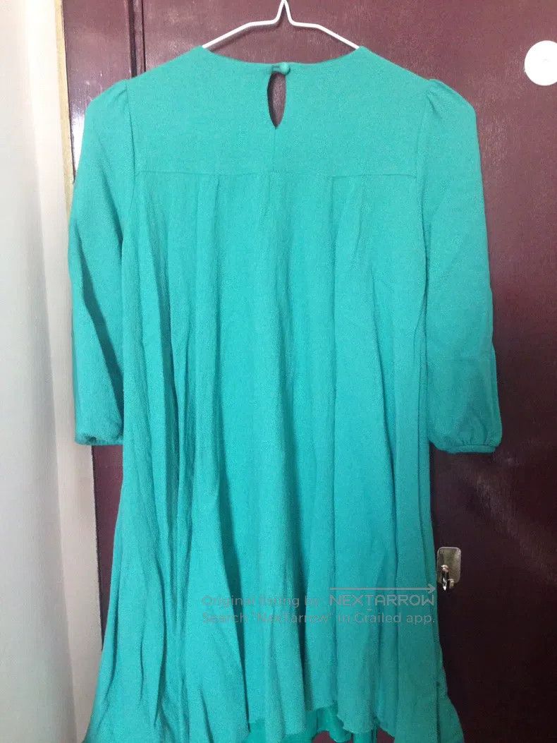 Valentino Valentino Emerald wool dress Size S / US 4 / IT 40 - 3 Thumbnail