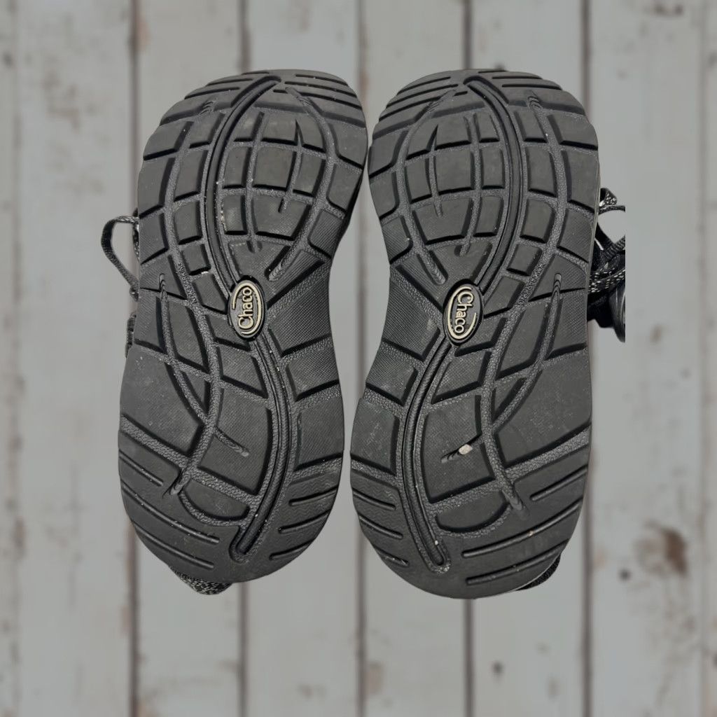 Chaco Chaco Sandal Womens 8 Black Adjustable Strap Outdoor Hiking ZX/3 Rubber Strappy Size US 8 / IT 38 - 1 Thumbnail
