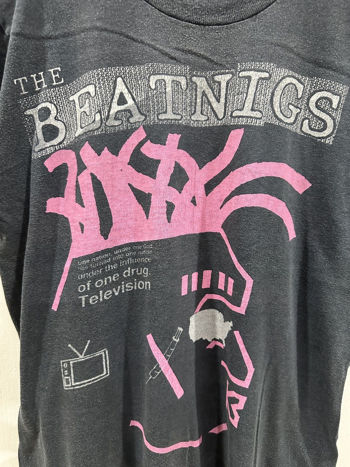 Band Tees × Vintage vintage 1988 THE BEATNIGS self titles album promo t-shirts Size US M / EU 48-50 / 2 - 3 Thumbnail