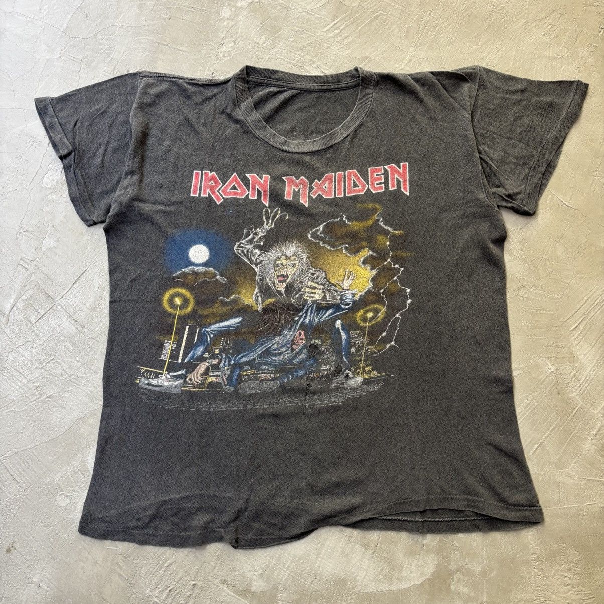 Iron Maiden Vintage Iron Maiden 1990 No Prayer on the Road’ tour t-shirt Size US L / EU 52-54 / 3 - 1 Thumbnail