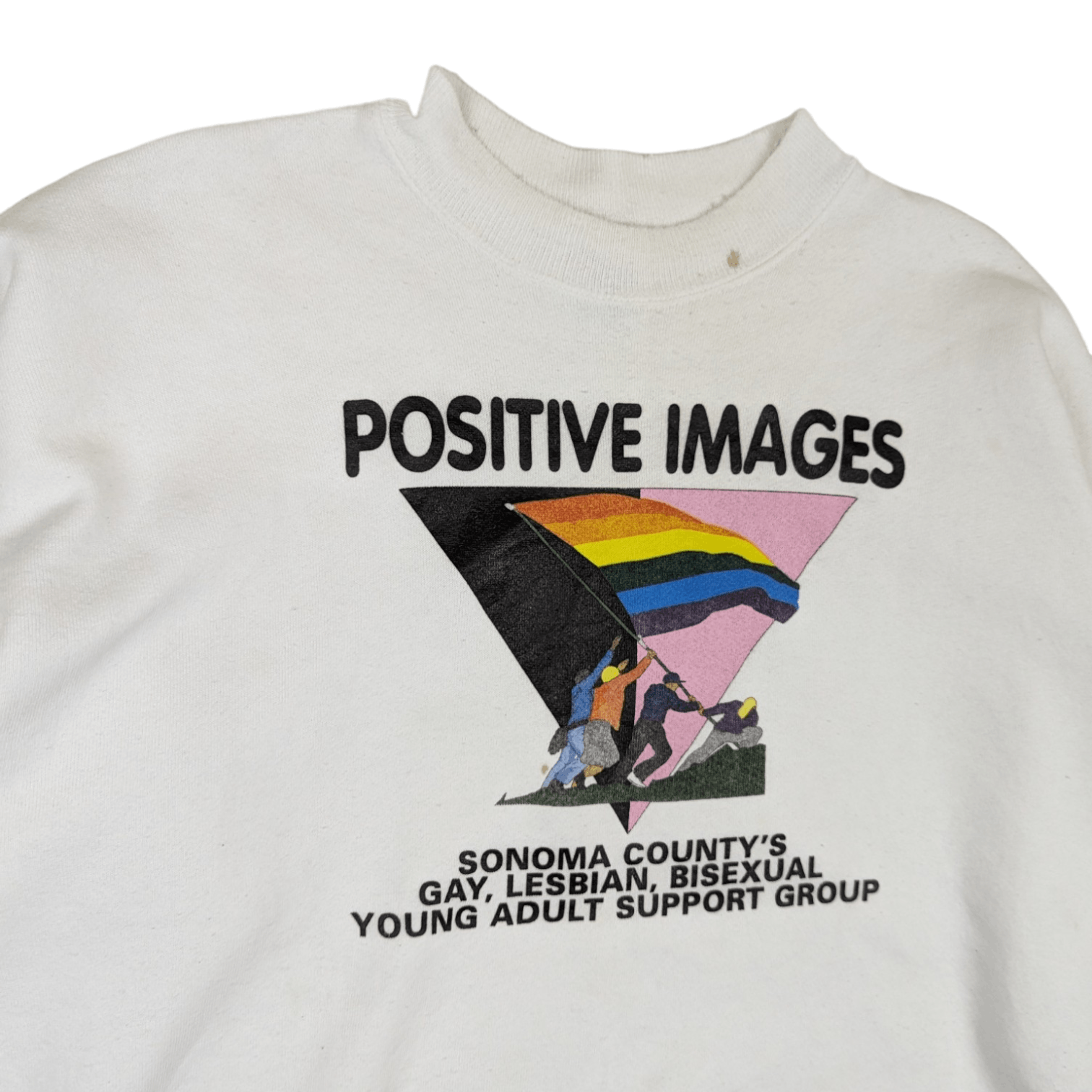 Hanes Vintage Hanes LGBT Sonoma County Positive Image Sweatshirt Size L / US 10 / IT 46 - 5 Thumbnail