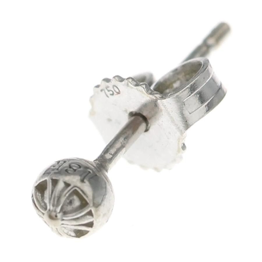 Chrome Hearts chrome hearts 18K White Stud Cross Ball earring Size ONE SIZE - 1 Thumbnail