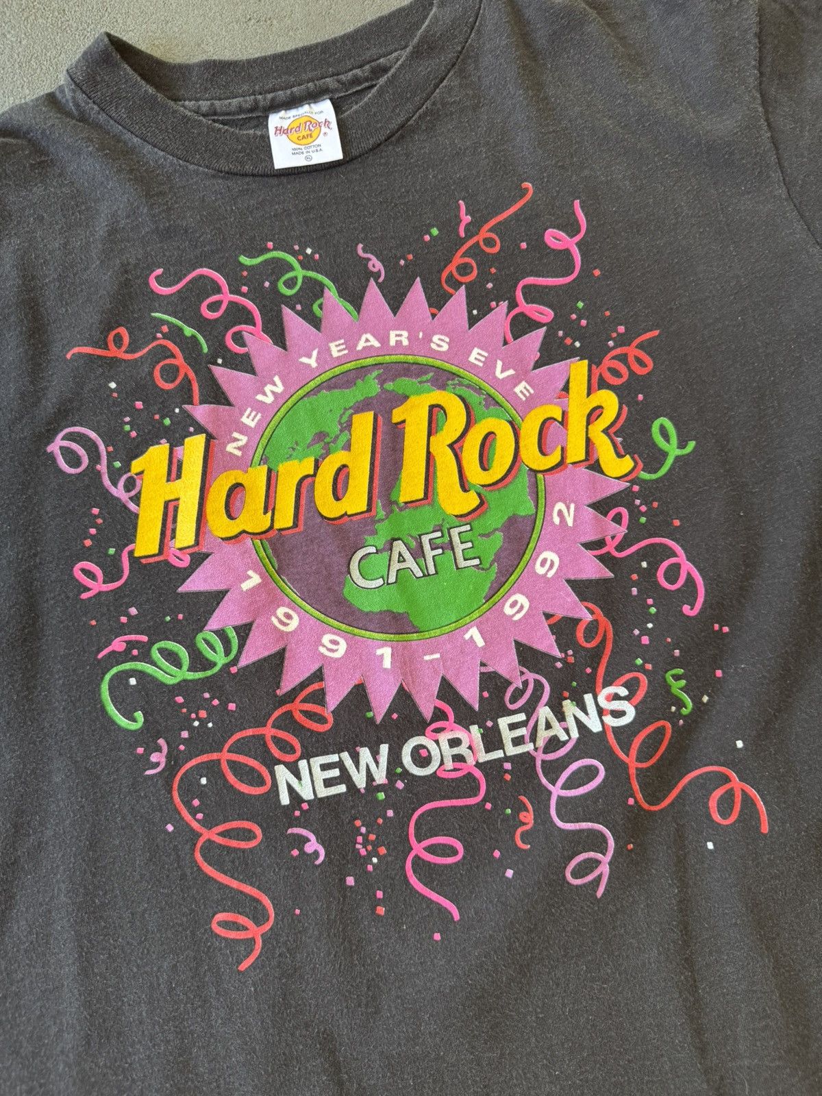 Hard Rock Cafe Hard Rock 1991-1992 New Year’s Eve New Orleans Graphic Tee Size US L / EU 52-54 / 3 - 2 Thumbnail