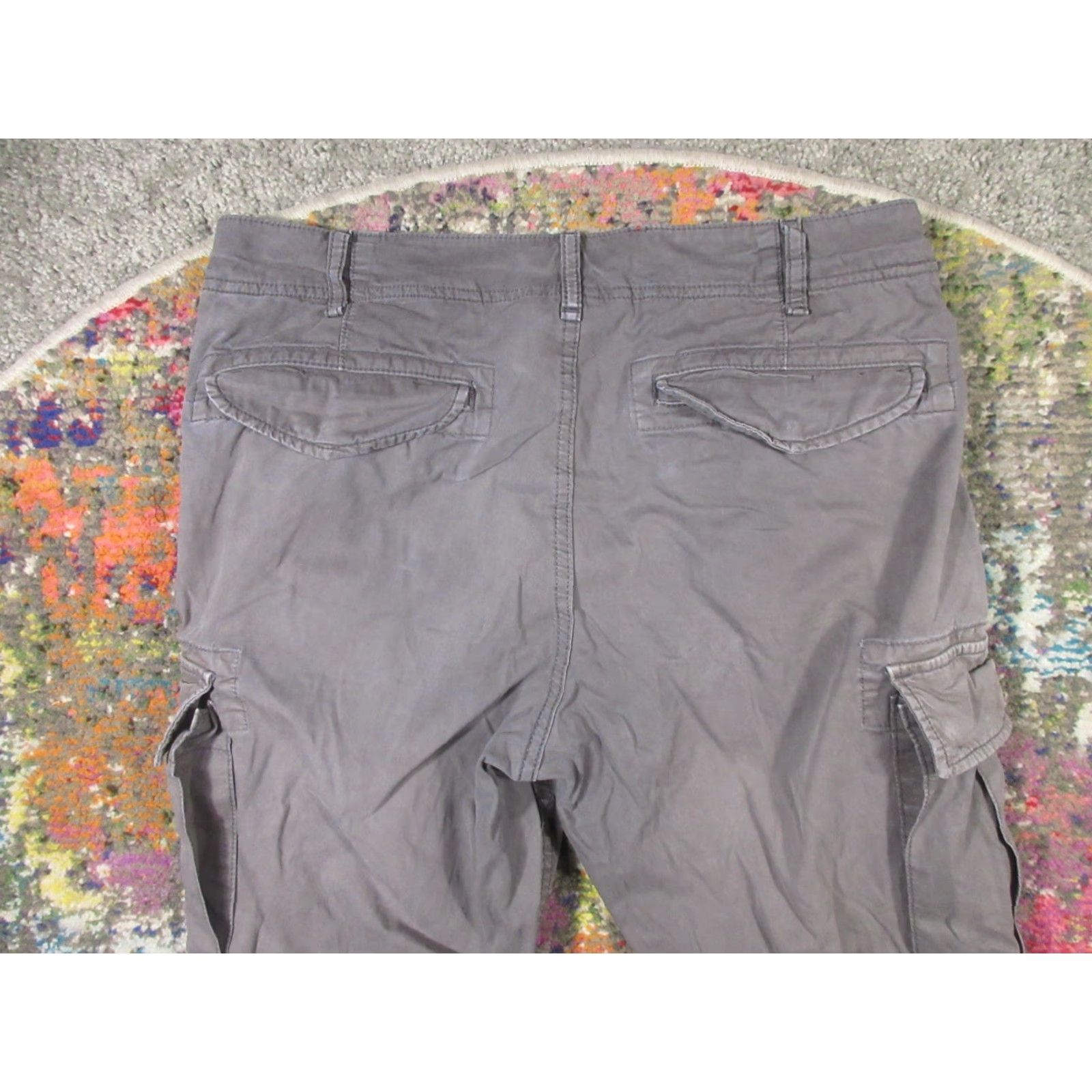 Uniqlo Uniqlo Pants Mens 34 Gray Cargo Parachute Utility Gorp Hiking Distressed Size US 34 / EU 50 - 4 Thumbnail