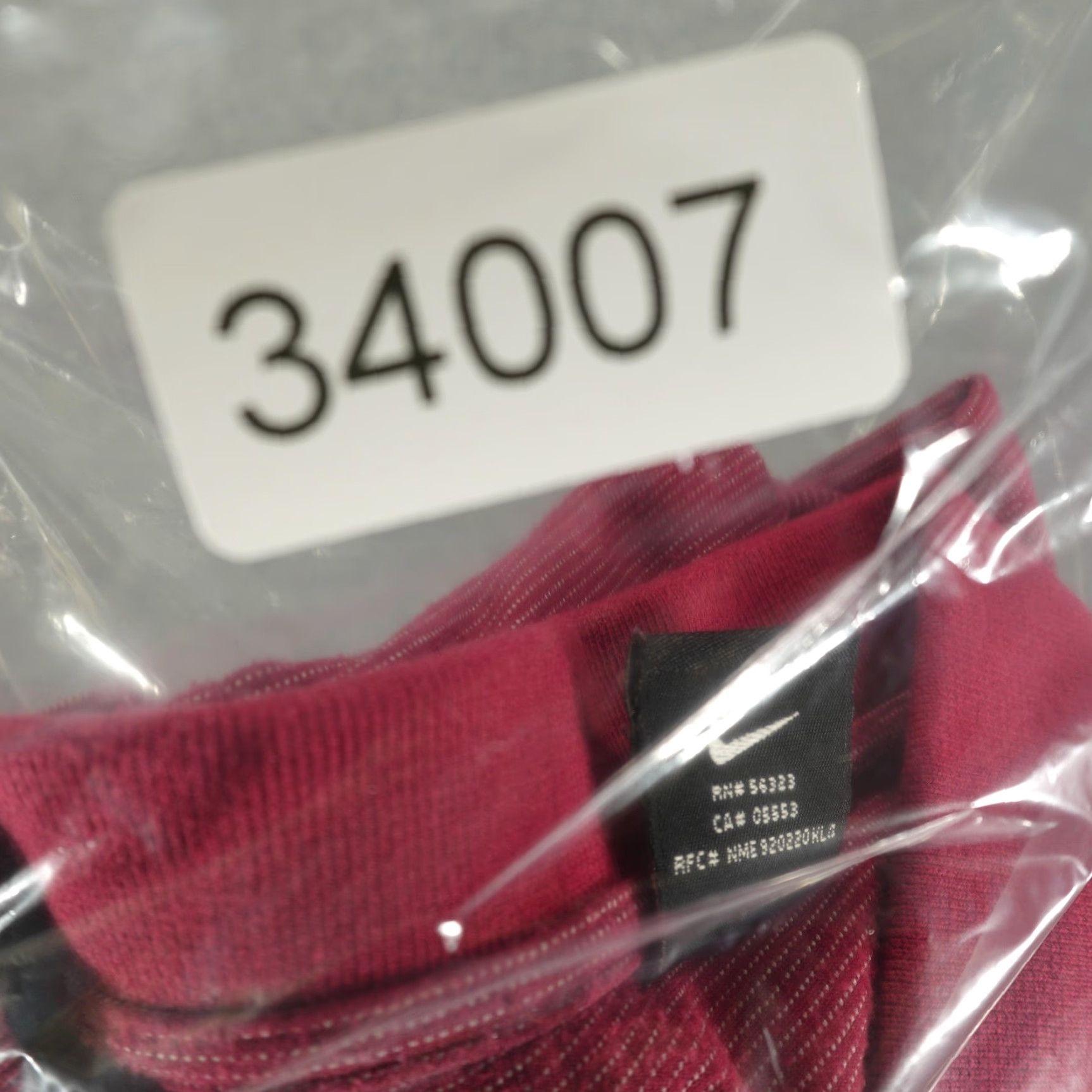 Nike Nike Polo Shirt Mens XL Burgundy Dri-FIT Performance Golf Short Sleeve Bre breathable Lightweight Size US XL / EU 56 / 4 - 7 Thumbnail