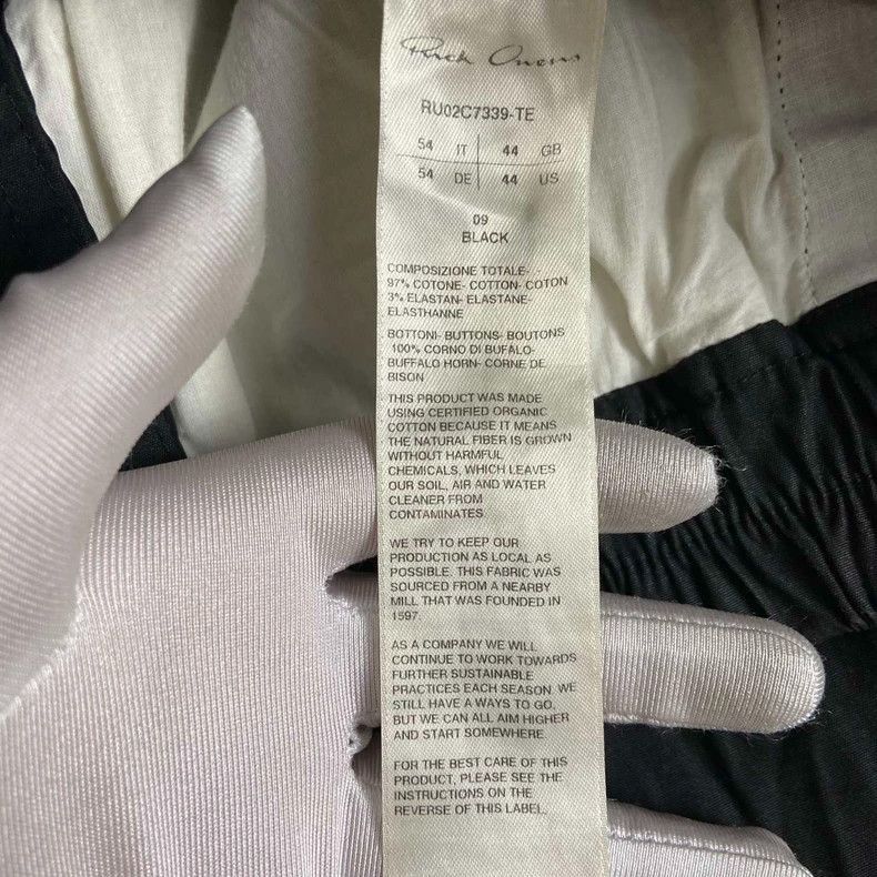Rick Owens Rick Owens Wide Leg Cargo Pants in Black-2506 Size US 44 / EU 60 - 6 Thumbnail