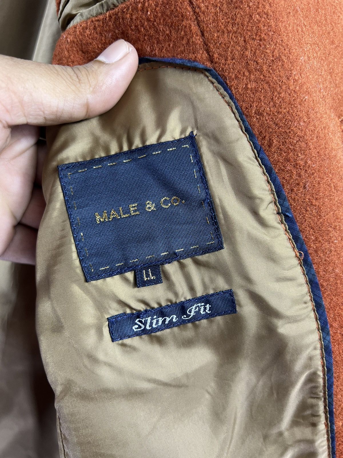 Japanese Brand MALE & co japanese wool heavy jacket Size US M / EU 48-50 / 2 - 8 Thumbnail