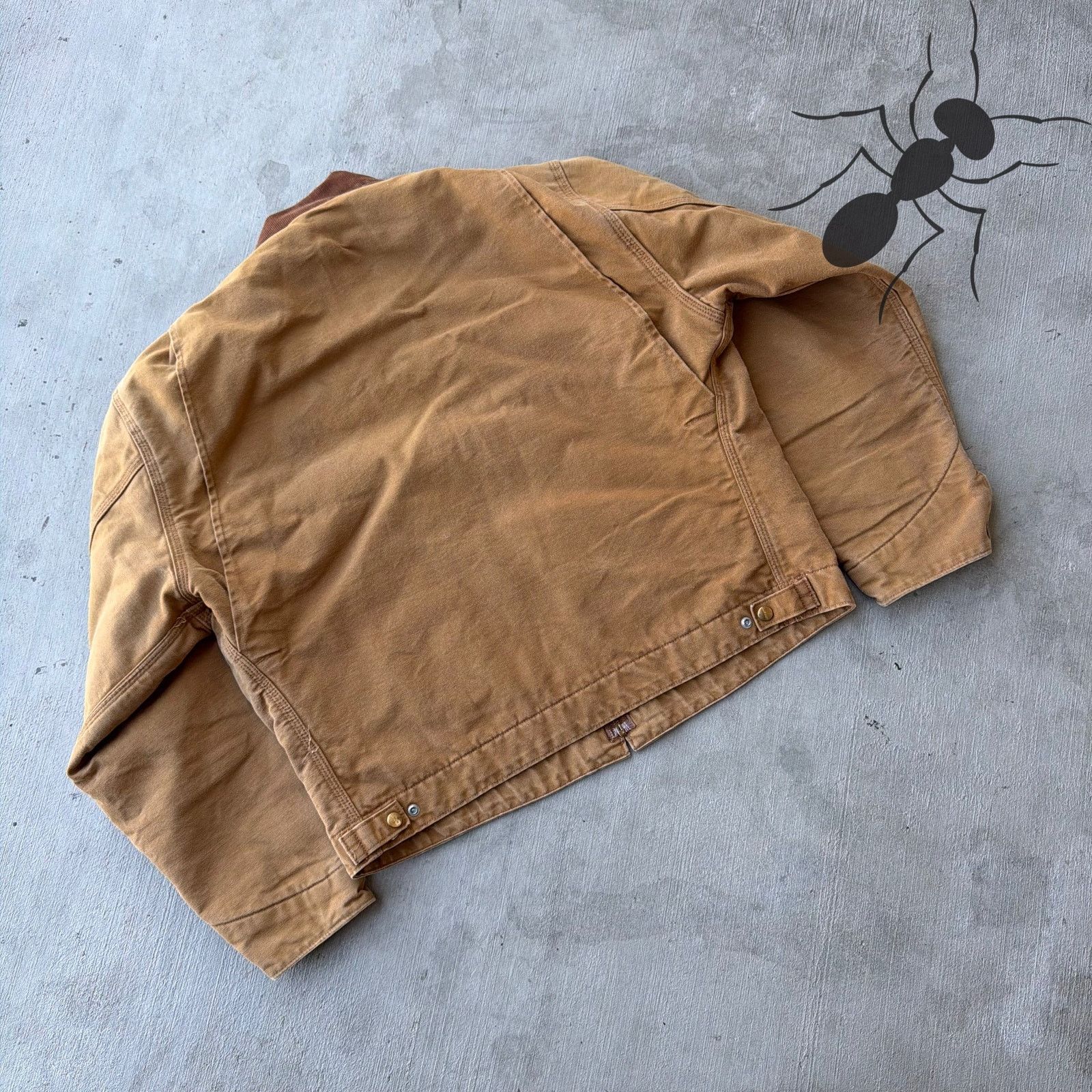 Carhartt × Vintage Carhartt brown Detroit work wear jacket Size US L / EU 52-54 / 3 - 6 Thumbnail