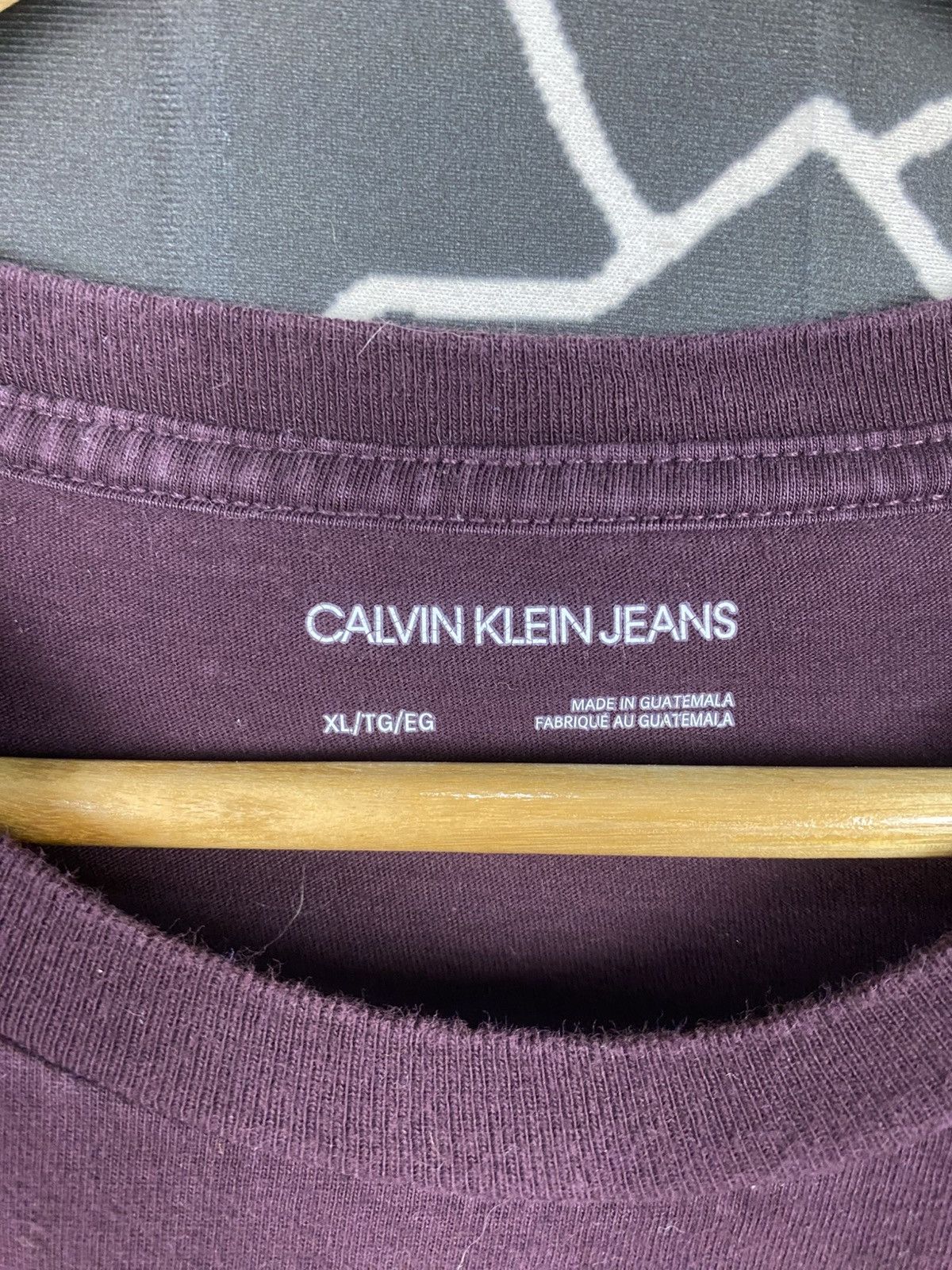 Calvin Klein × Designer Calvin Klien Jeans Spell out Tee Size US XL / EU 56 / 4 - 4 Thumbnail