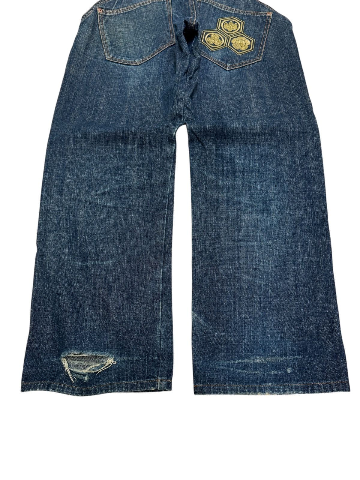 Japanese Brand Juvenile Delinquent Eastern Iconography Embroidery Distress Size US 32 / EU 48 - 11 Thumbnail
