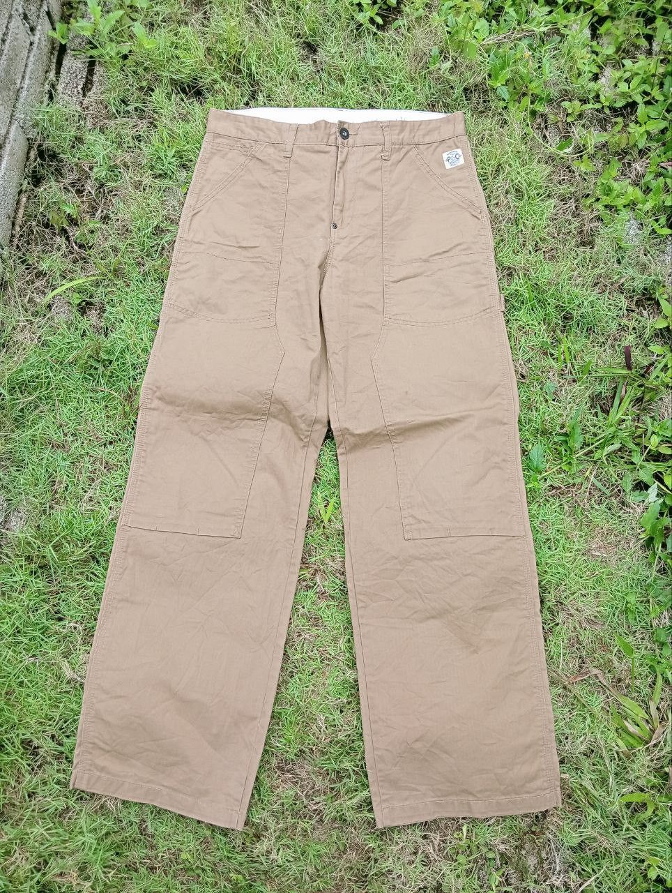 Japanese Brand JAPANESE SURPLUS SEMINARY JAPAN DOUBLE KNEE CARPENTER PANTS Size US 34 / EU 50 - 1 Thumbnail