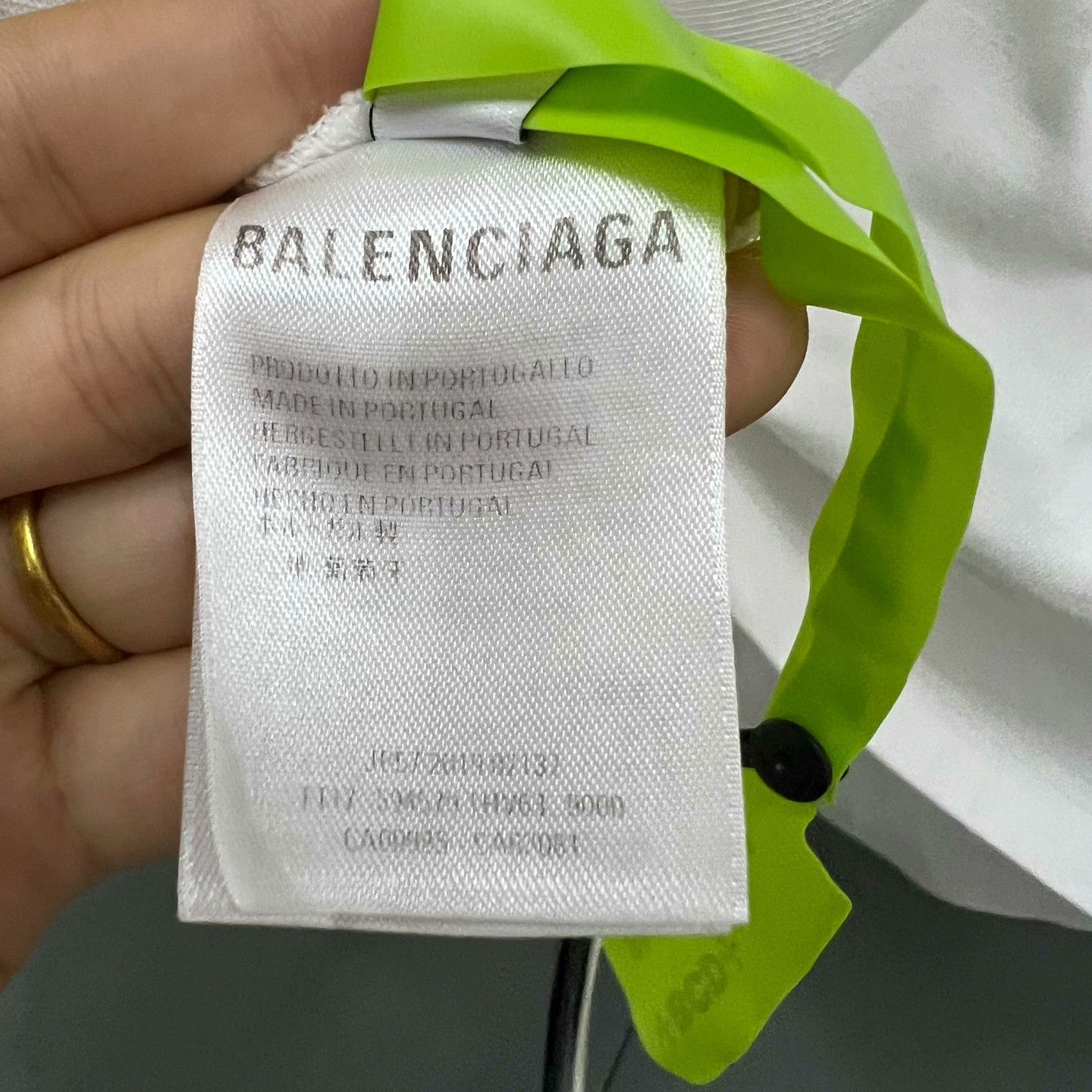 Balenciaga Balenciaga Eco Logo Print Short Sleeve Size US M / EU 48-50 / 2 - 4 Thumbnail