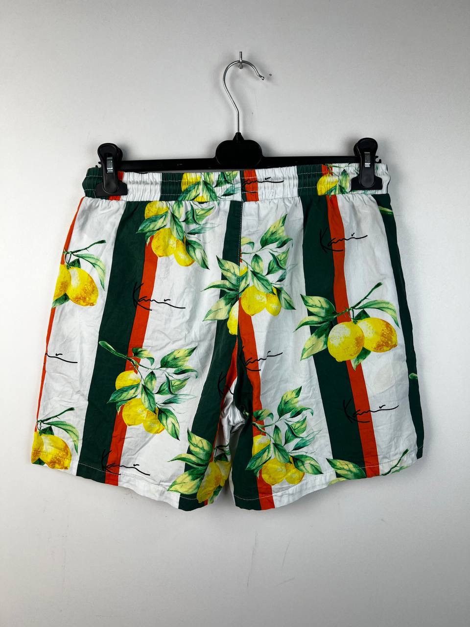 Vintage Karl Kani streetwear lemon shorts suze M/32 Size US 32 / EU 48 - 2 Thumbnail