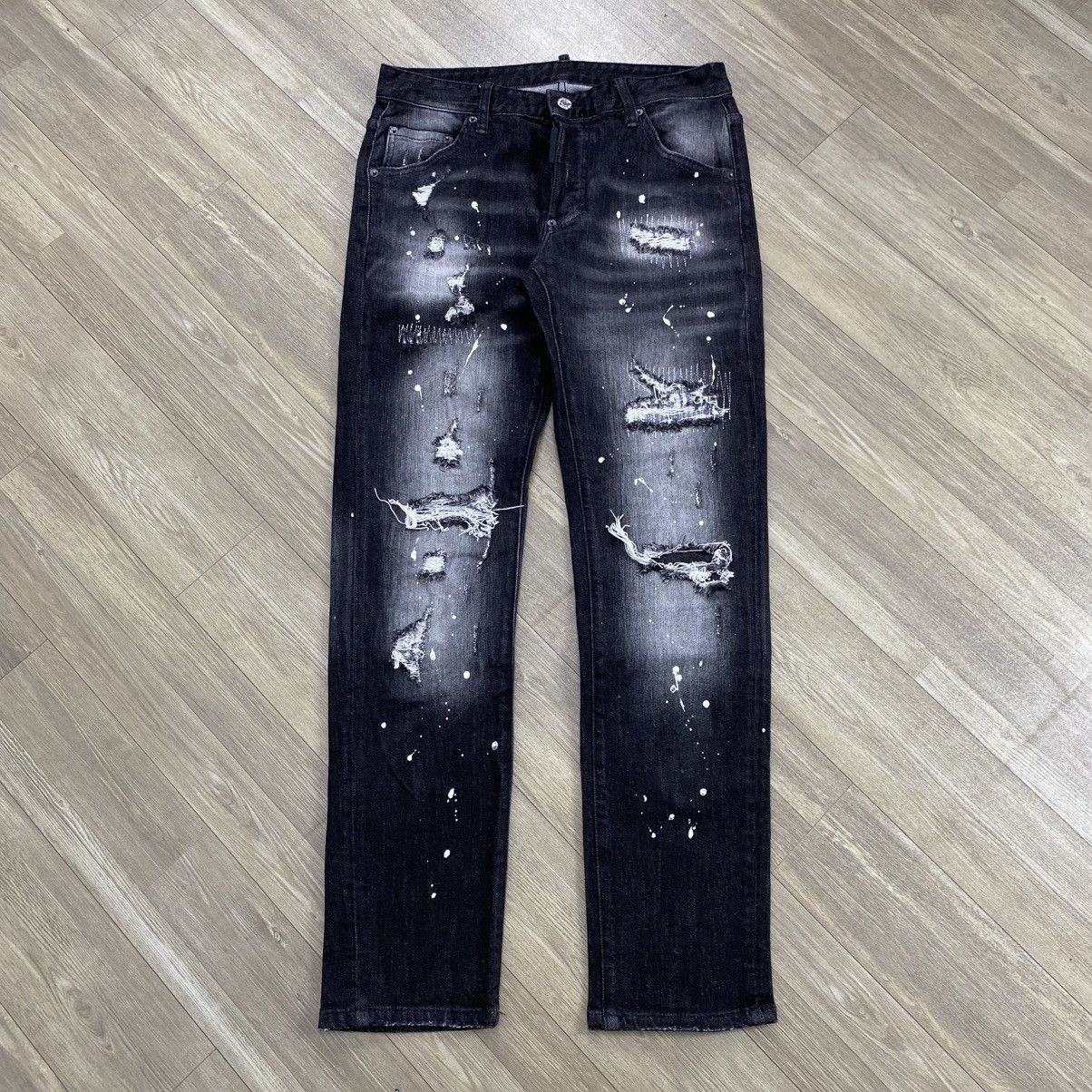Dsquared2 2000s Dsquared2 Distressed Rock Punk Y2K Jeans ifsixwasnine Size US 30 / EU 46 - 1 Thumbnail
