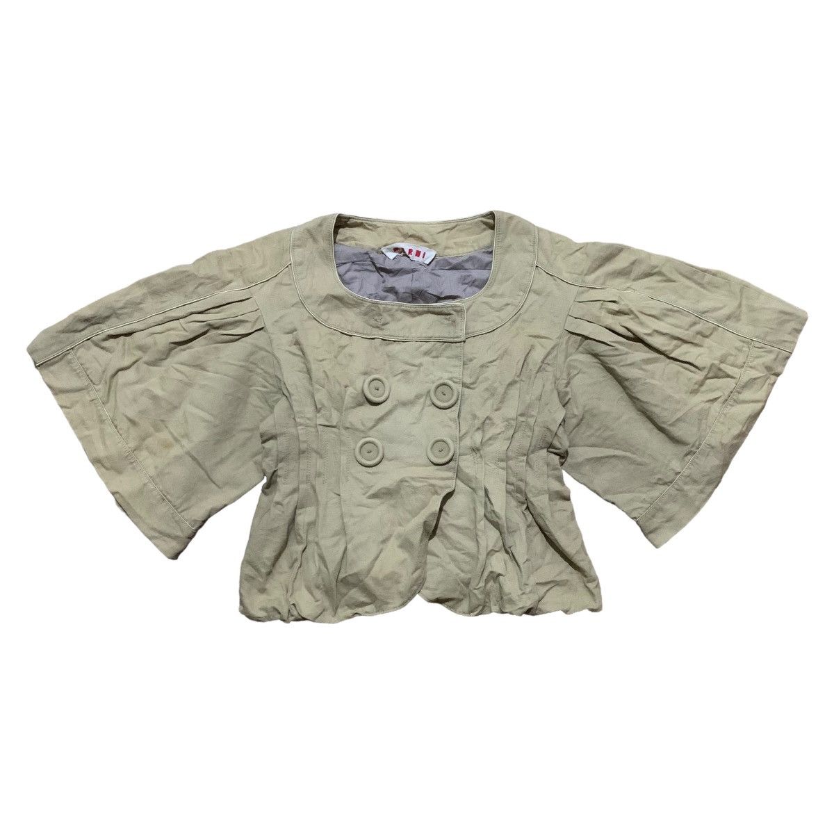Marni Marni Flare Hand Crop Jacket Size S / US 4 / IT 40 - 1 Thumbnail