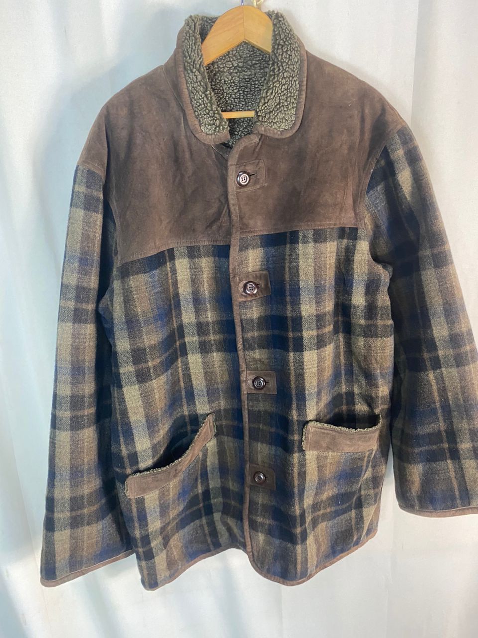 Vintage Maypole wool and Sherpa button up jacket Size US L / EU 52-54 / 3 - 4 Thumbnail