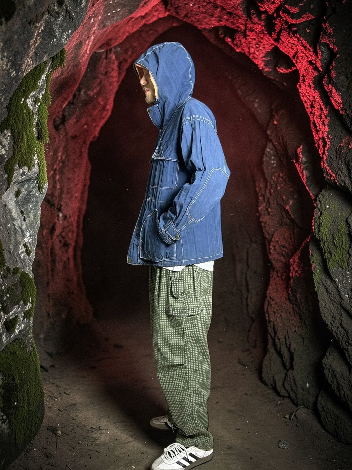 The North Face Vintage The North Face Hooded Jacket Size US L / EU 52-54 / 3 - 3 Thumbnail