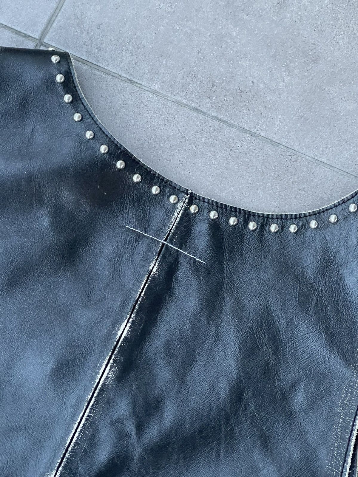 Maison Margiela !DS! SS22 Maison Margiela Studded "SIX" Leather Vest Top Size M / US 6-8 / IT 42-44 - 17 Thumbnail