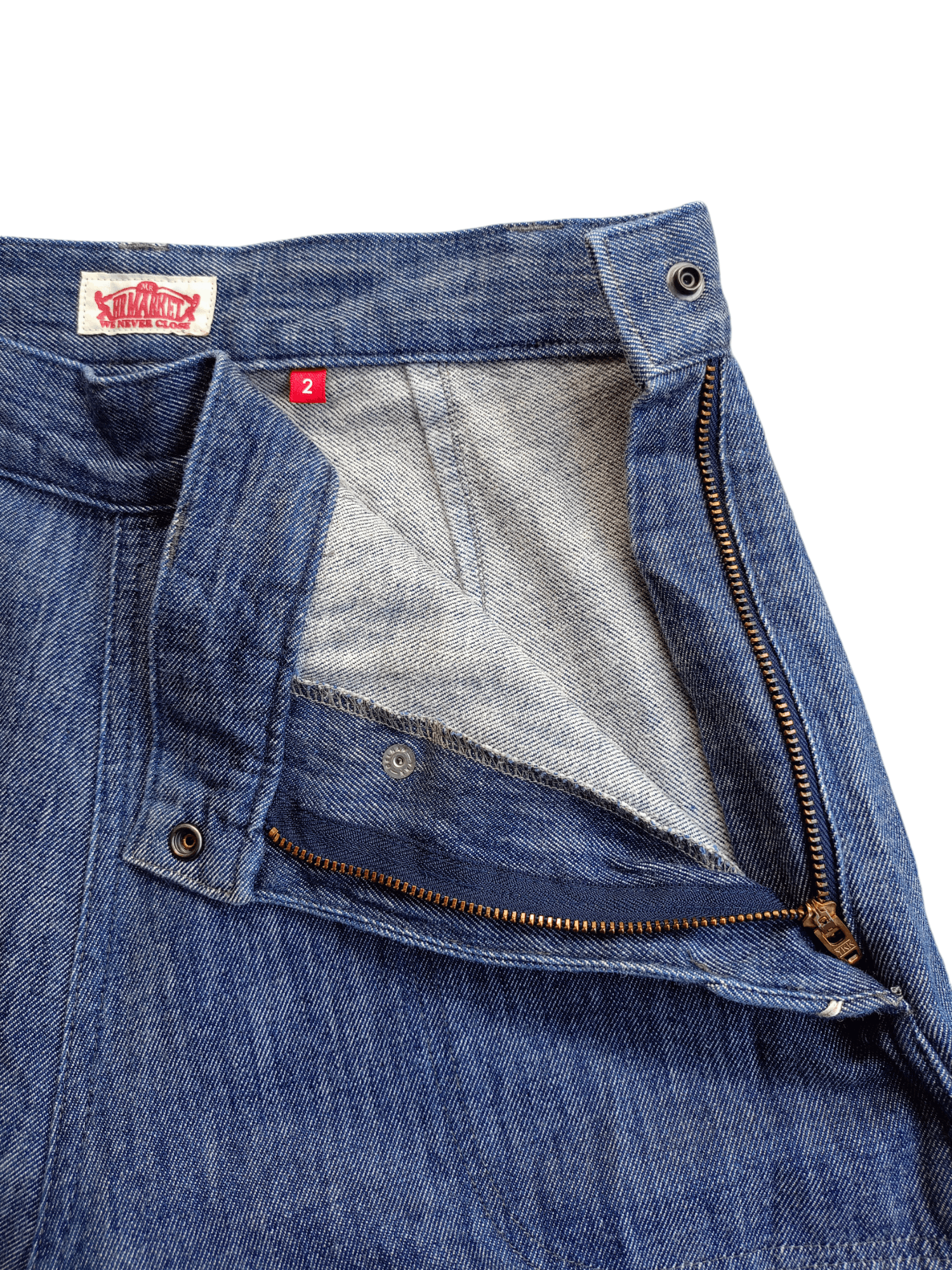 Japanese Brand × Vintage HR MARKET Women's Wide Leg Vintage Streetwear Denim Size 28" / US 6 / IT 42 - 10 Thumbnail