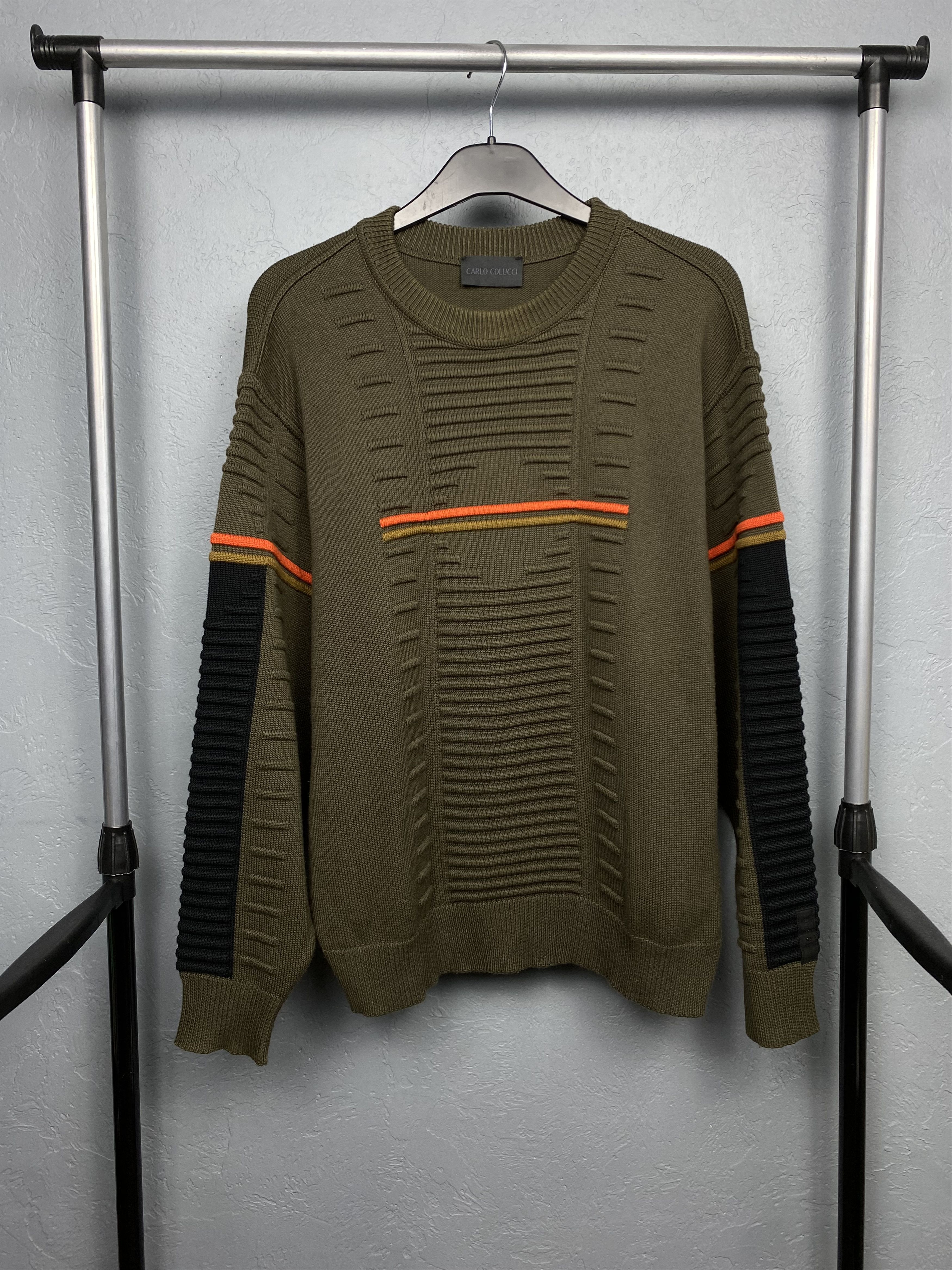 Carlo Colucci Carlo Colucci Vintage Mens Cotton Knit Sweater Size US M / EU 48-50 / 2 - 1 Thumbnail