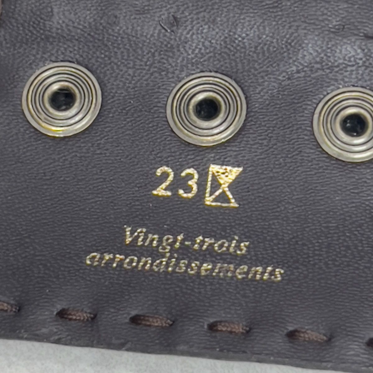 Designer × Japanese Brand BELT 23k VINGT- TROIS ARRONDISSEMENTS Size ONE SIZE - 5 Thumbnail