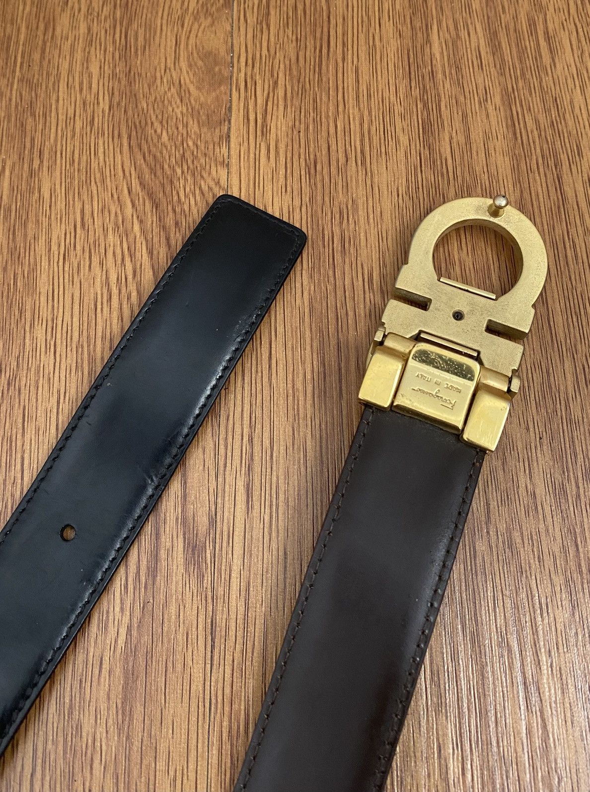 Salvatore Ferragamo Salvatore Ferragamo Reversible leather belt Size ONE SIZE - 4 Thumbnail